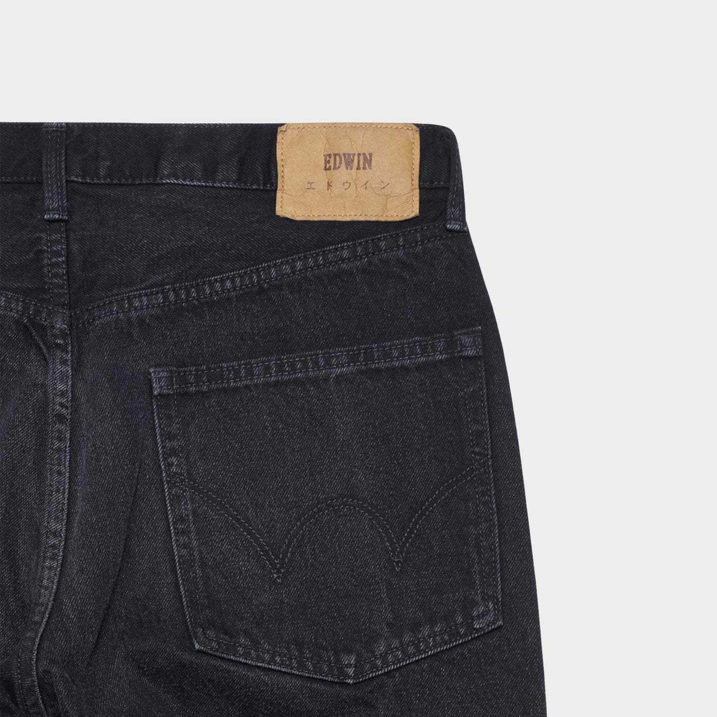 Edwin I035105 Wide Pant - Black Deep Dark Used in Farbe black_deep_dark_used