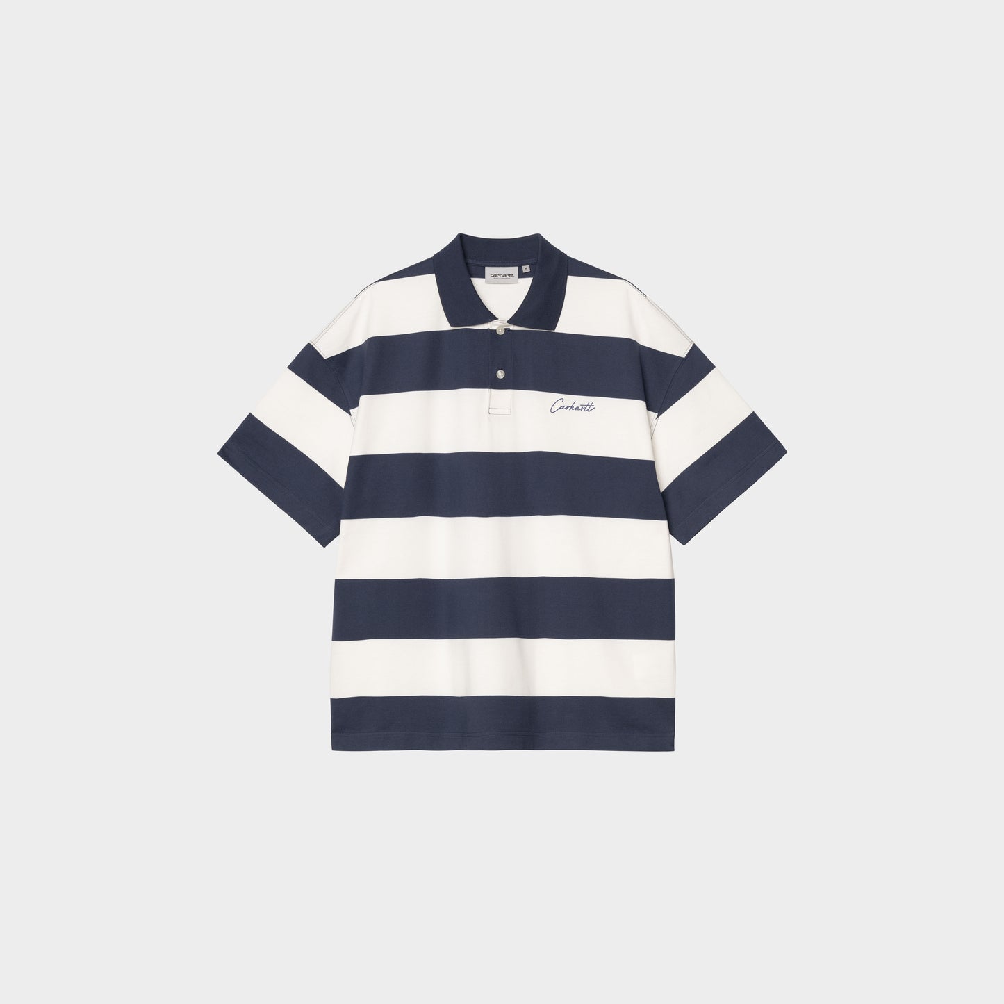 Carhartt WIP S/S Delray Polo in Farbe blue