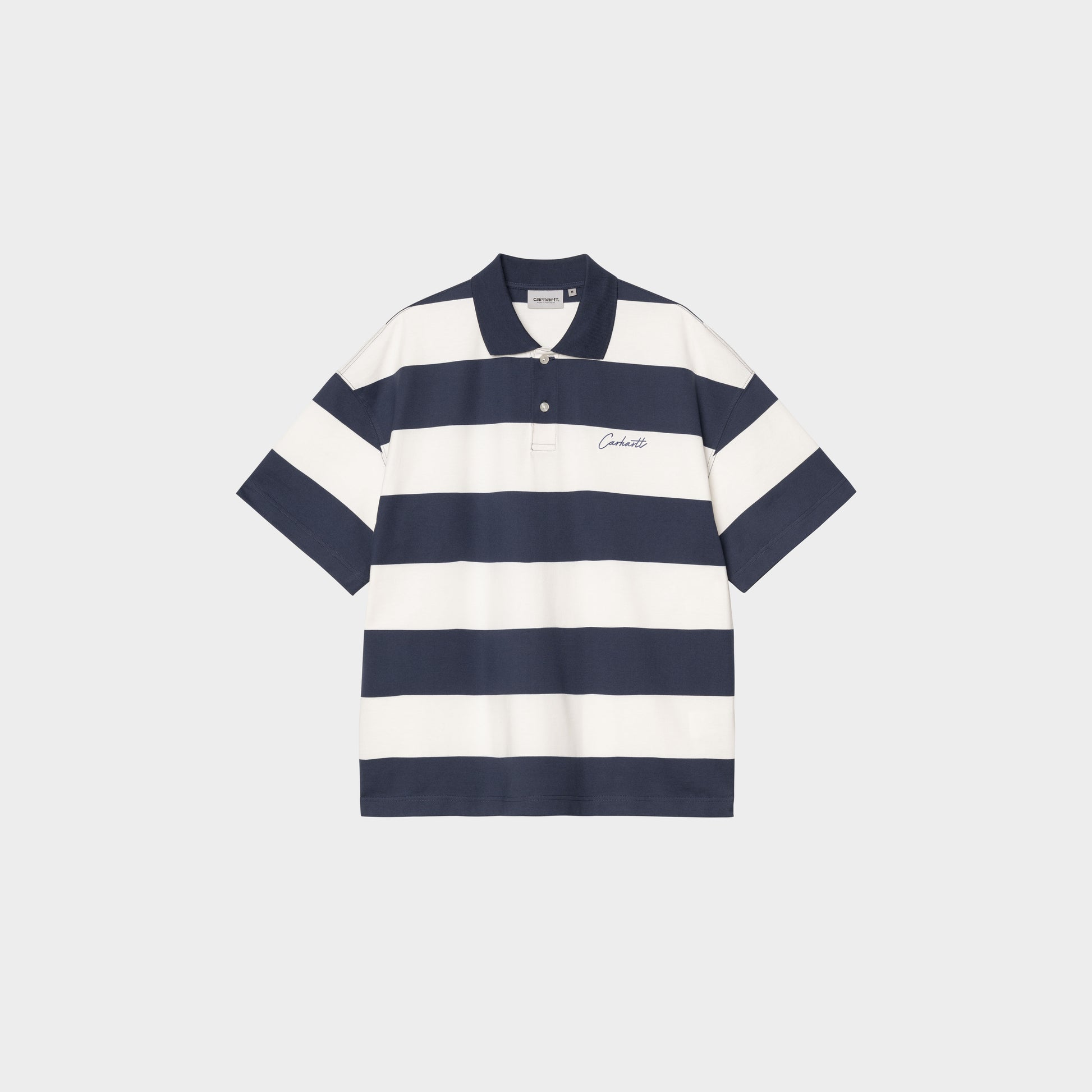 Carhartt WIP S/S Delray Polo in Farbe blue