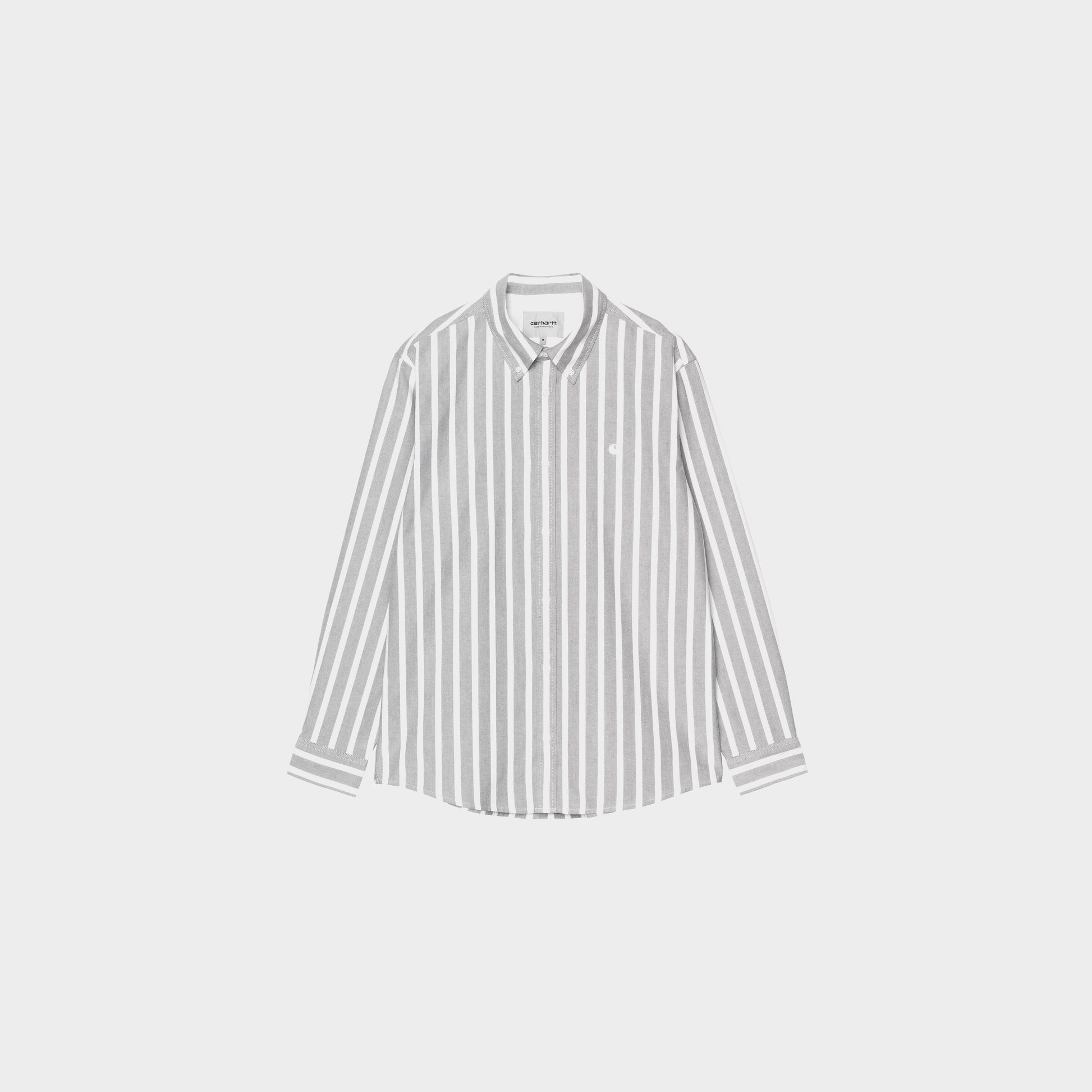 Carhartt WIP L/S Deven Stripe Shirt in Farbe black_white