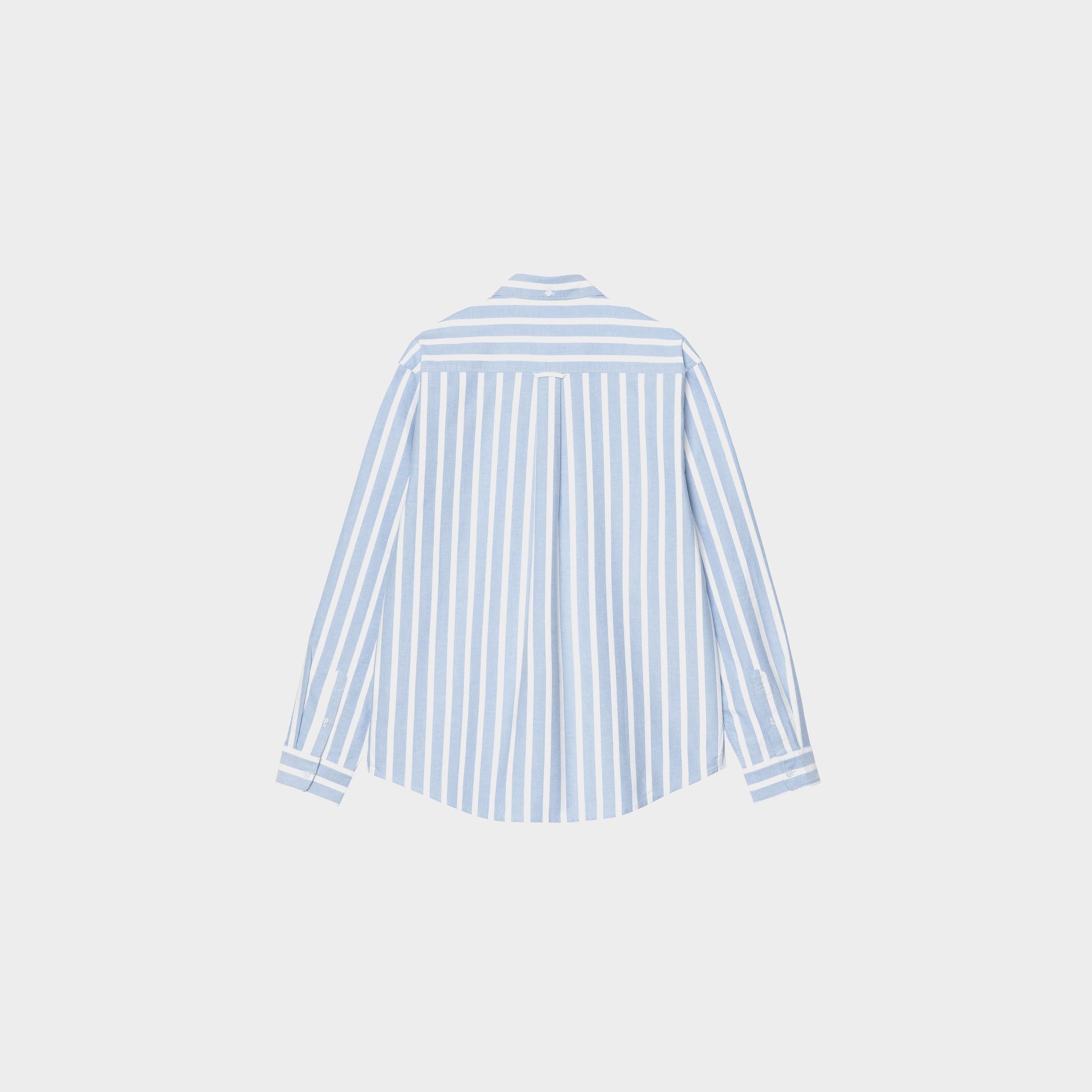 Carhartt WIP L/S Deven Stripe Shirt in Farbe bleach_white