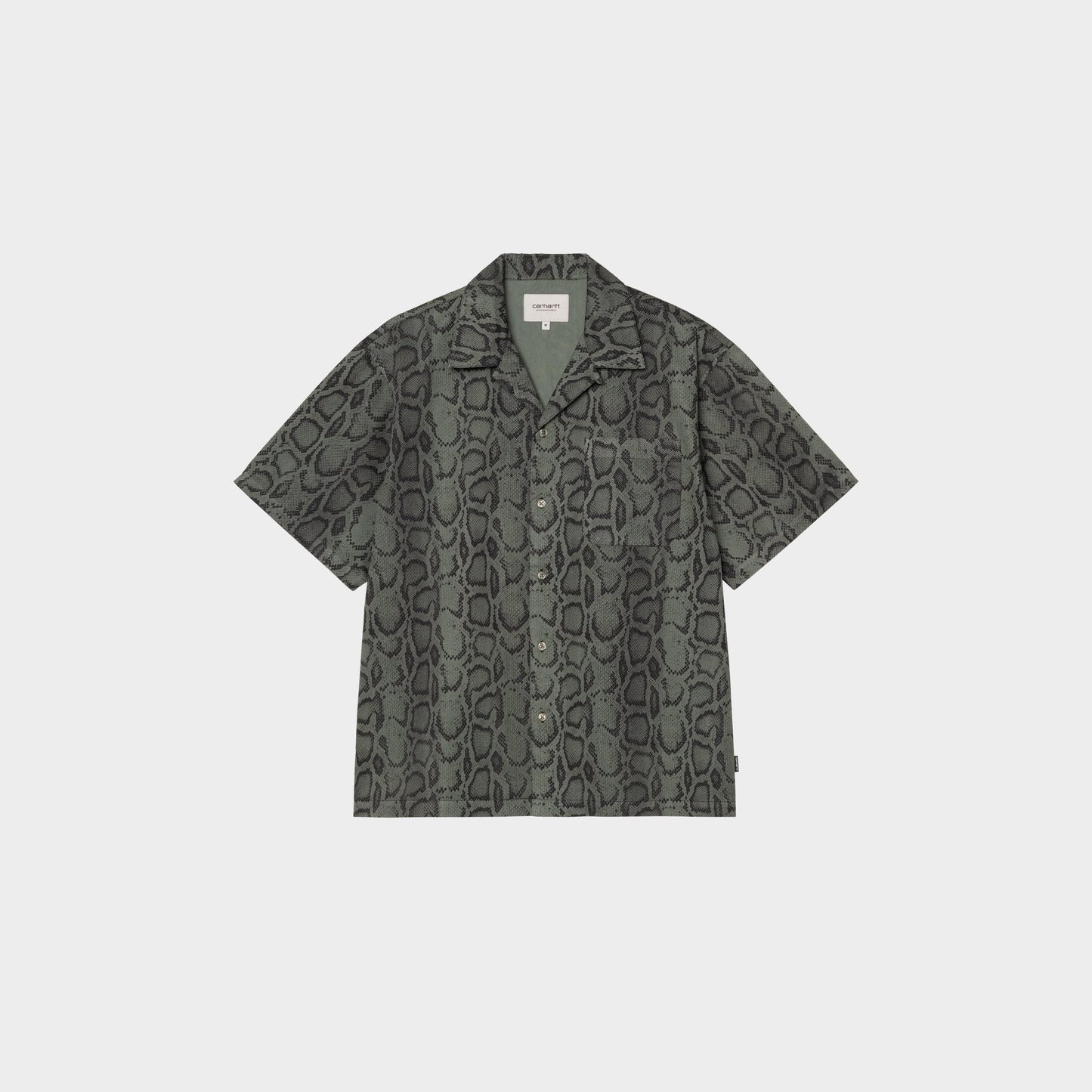 Carhartt WIP S/S Snake Camo Shirt in Farbe camo_leaf