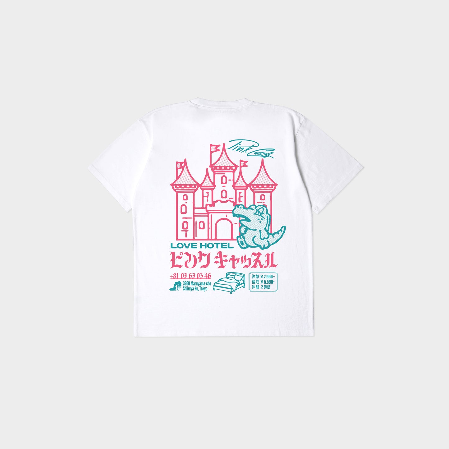 Edwin Pink Castle TS in Farbe white