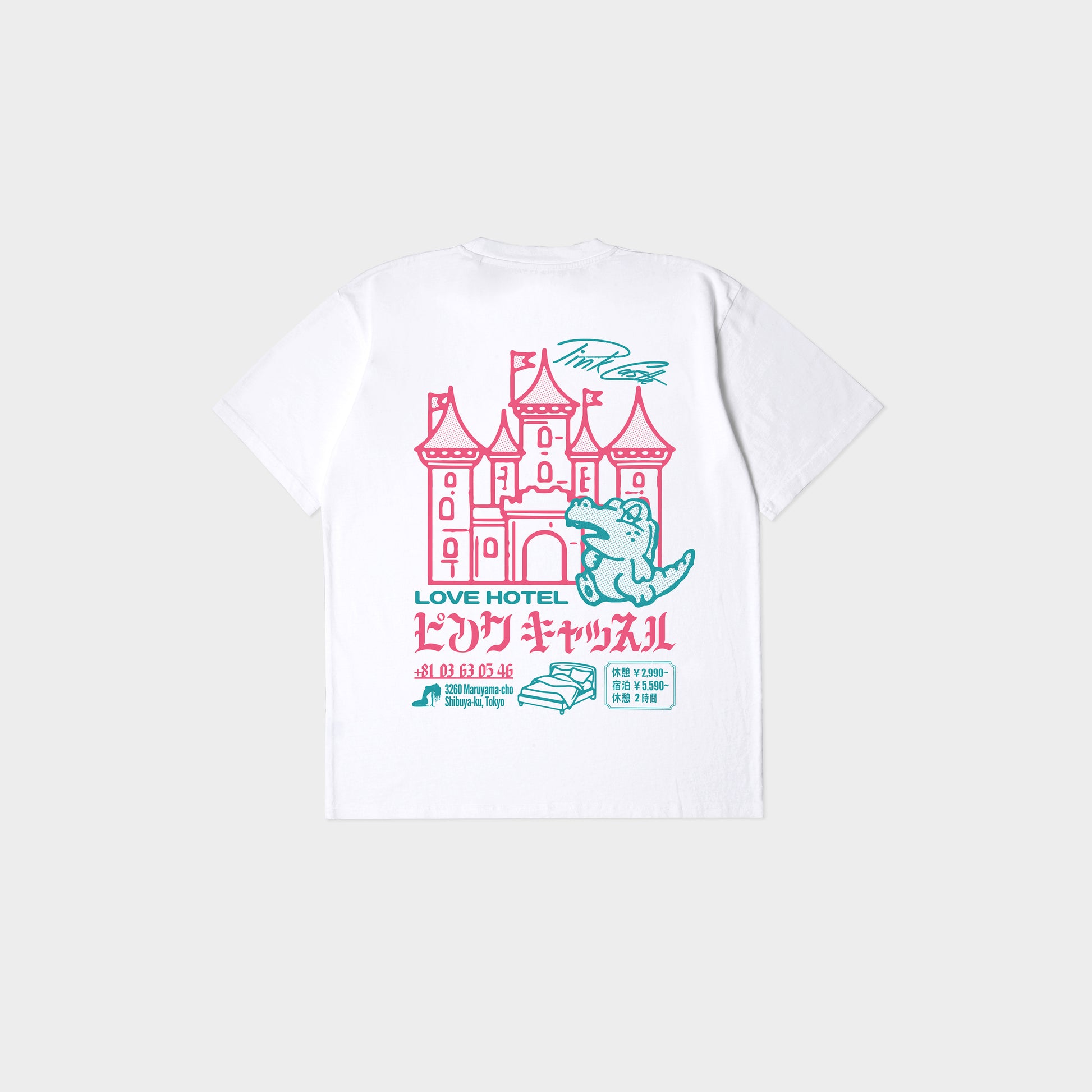 Edwin Pink Castle TS in Farbe white