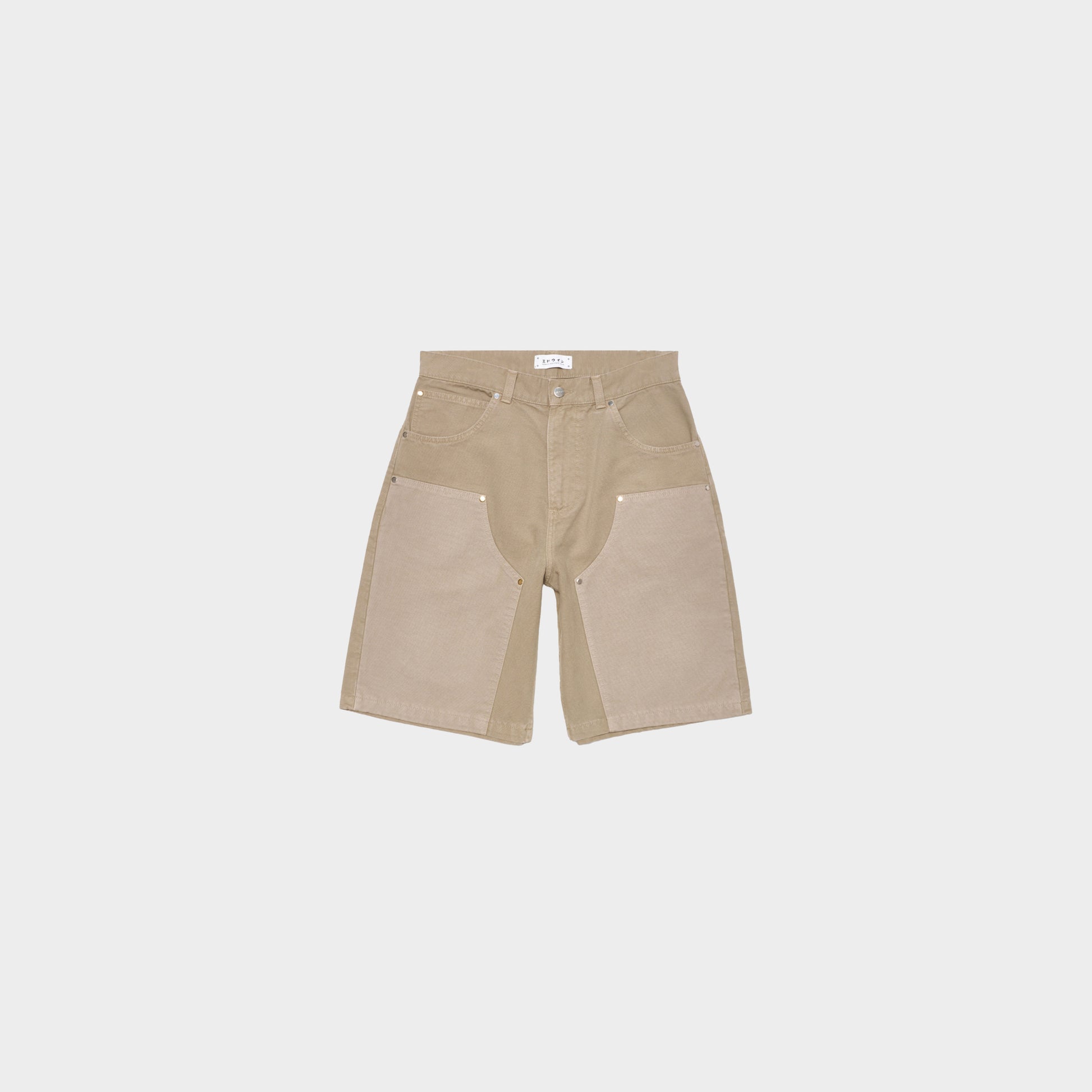 Edwin I036469 Double Knee Worker Short in Farbe seneca_rock