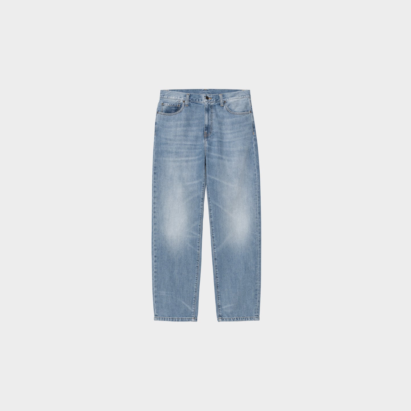 Carhartt WIP Aaron Pant Blue Burst Washed in Farbe blue_burst_washed