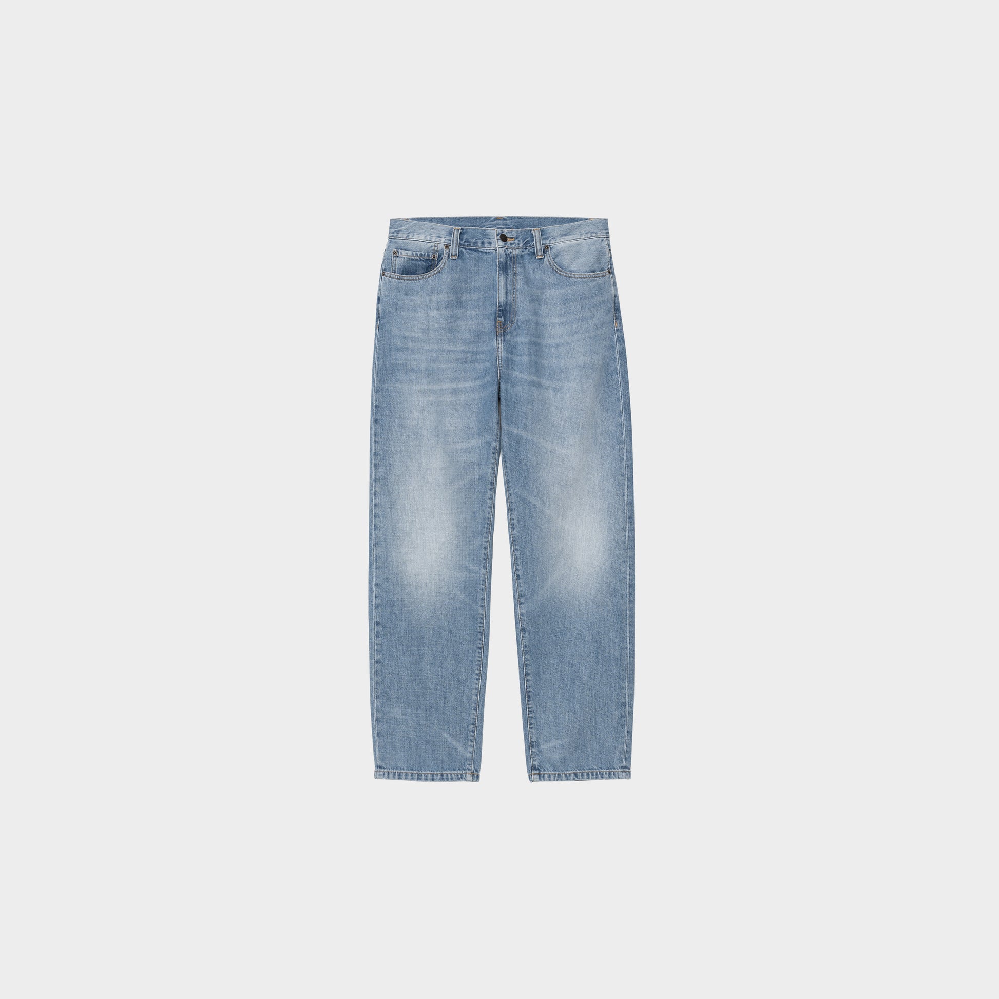 Carhartt WIP Aaron Pant Blue Burst Washed in Farbe blue_burst_washed