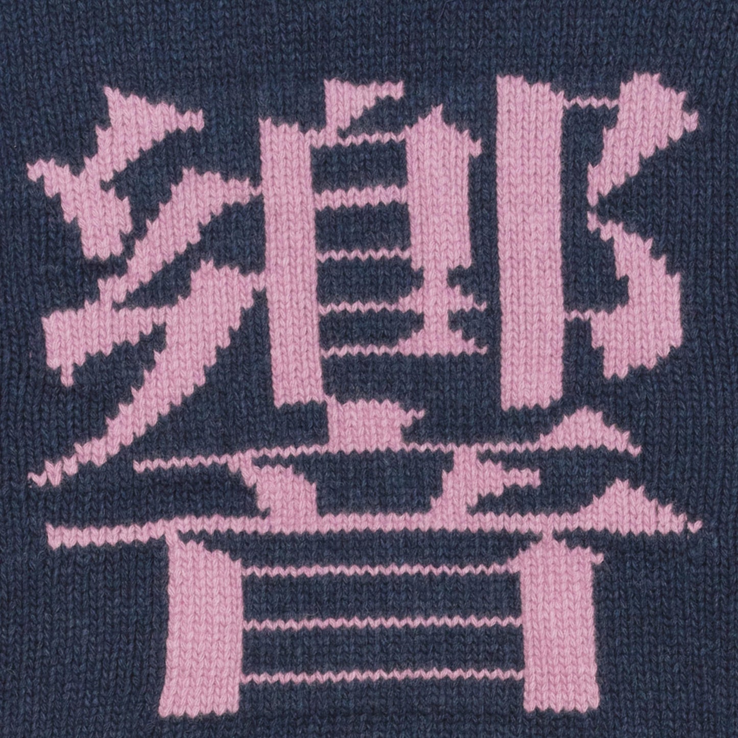 Edwin Ellis Hibiki Sweater in Farbe navy_pink