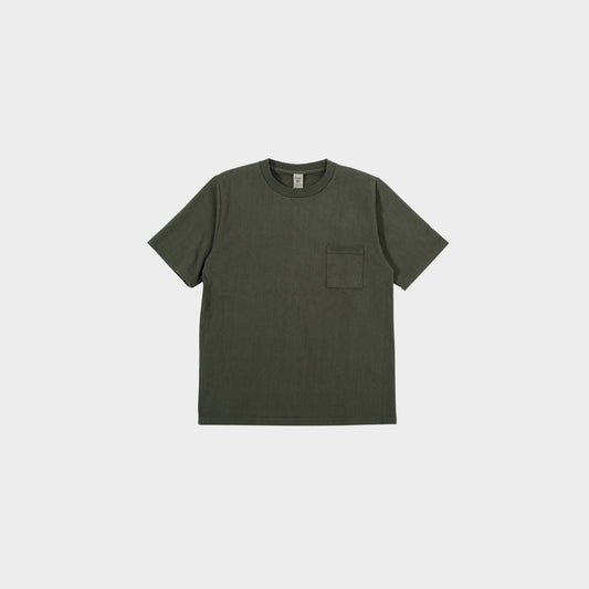 Jackman Dotsume Pocket T-Shirt in Farbe loden