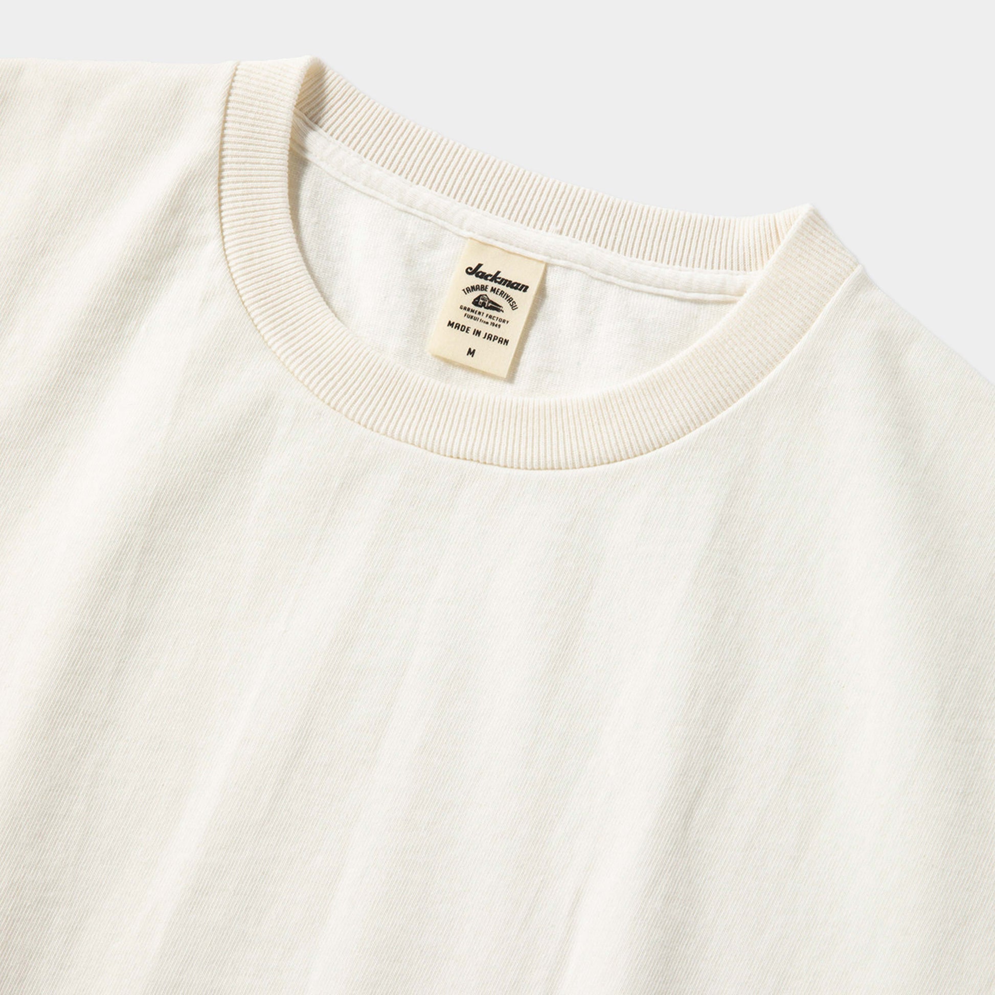 Jackman Dotsume T-Shirt in Farbe offwhite