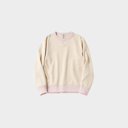 GG Sweat Crewneck Ecru Pink