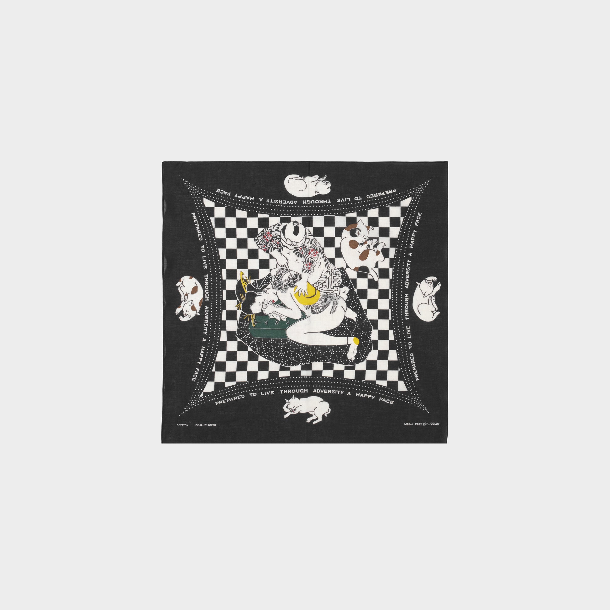 Kapital Bandana Rainskull No Women No Cry EK-1539BAA in Farbe black