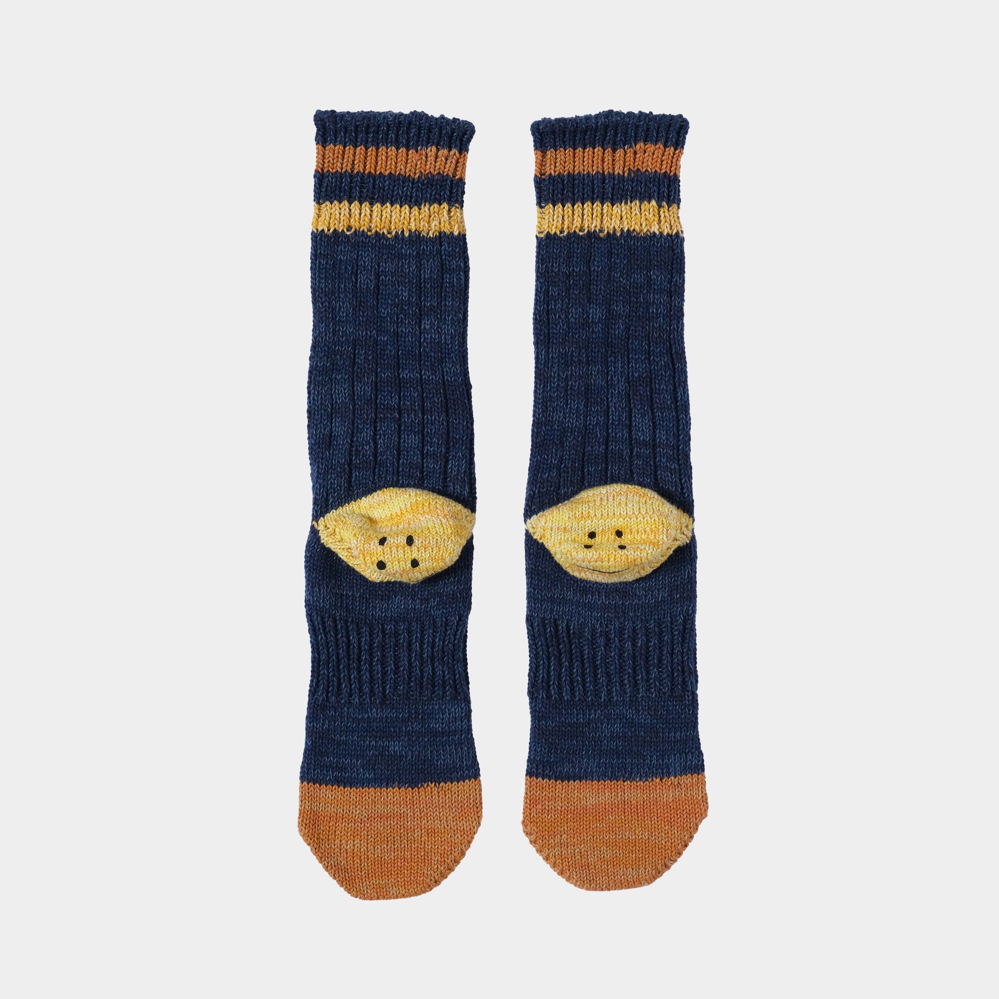 Kapital Ivy Rainbowy Happy Heel in Farbe navy