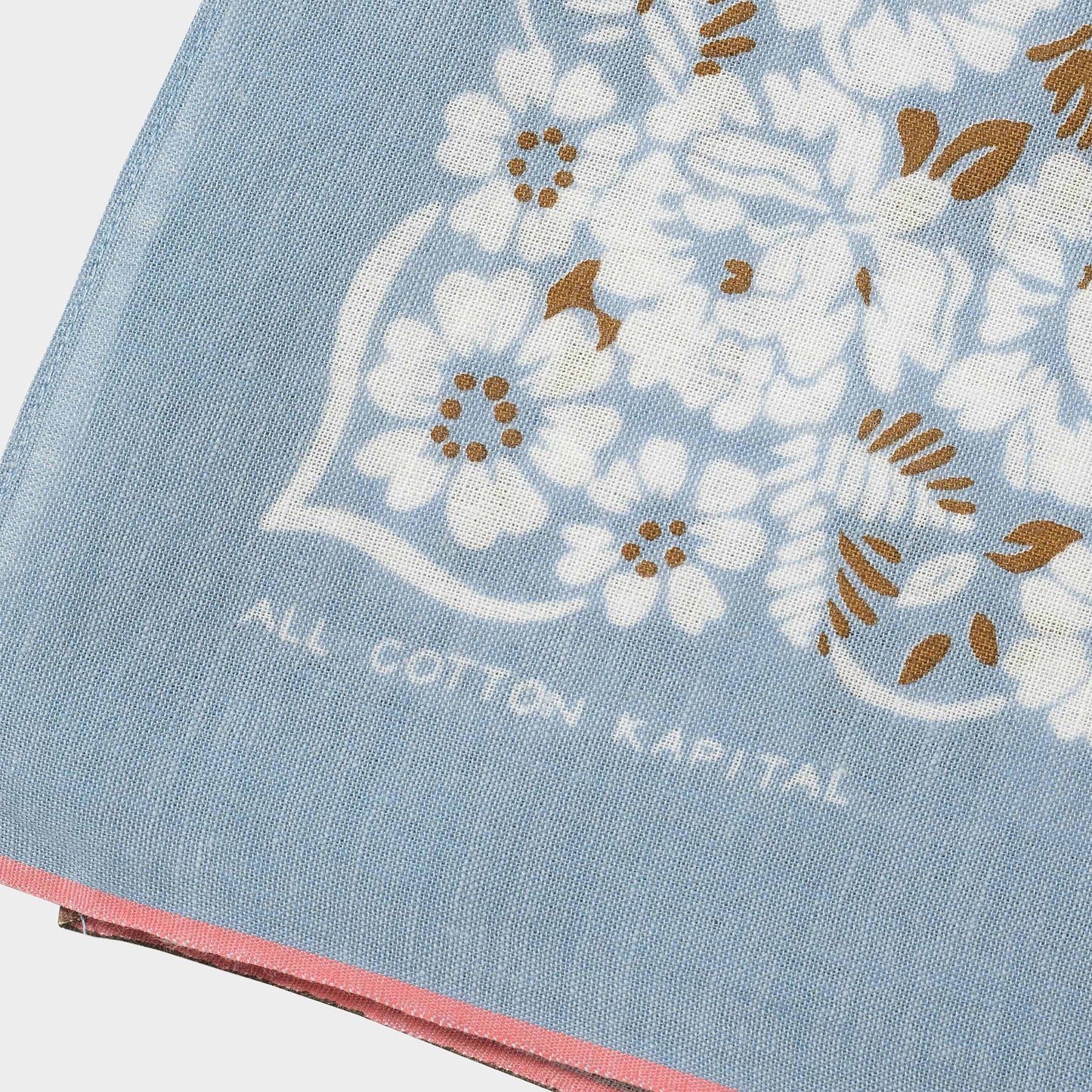 Kapital Bandana Garden Patchwork in Farbe sax