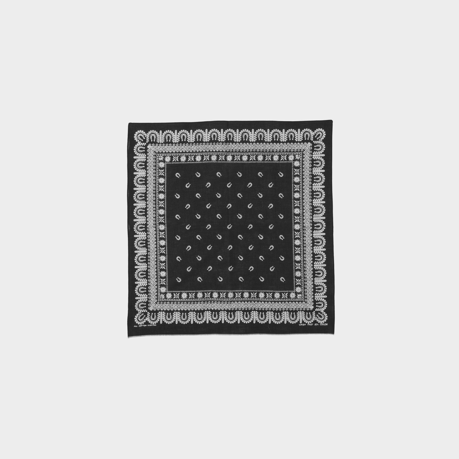 Kapital Bandana Horse Shoe in Farbe black