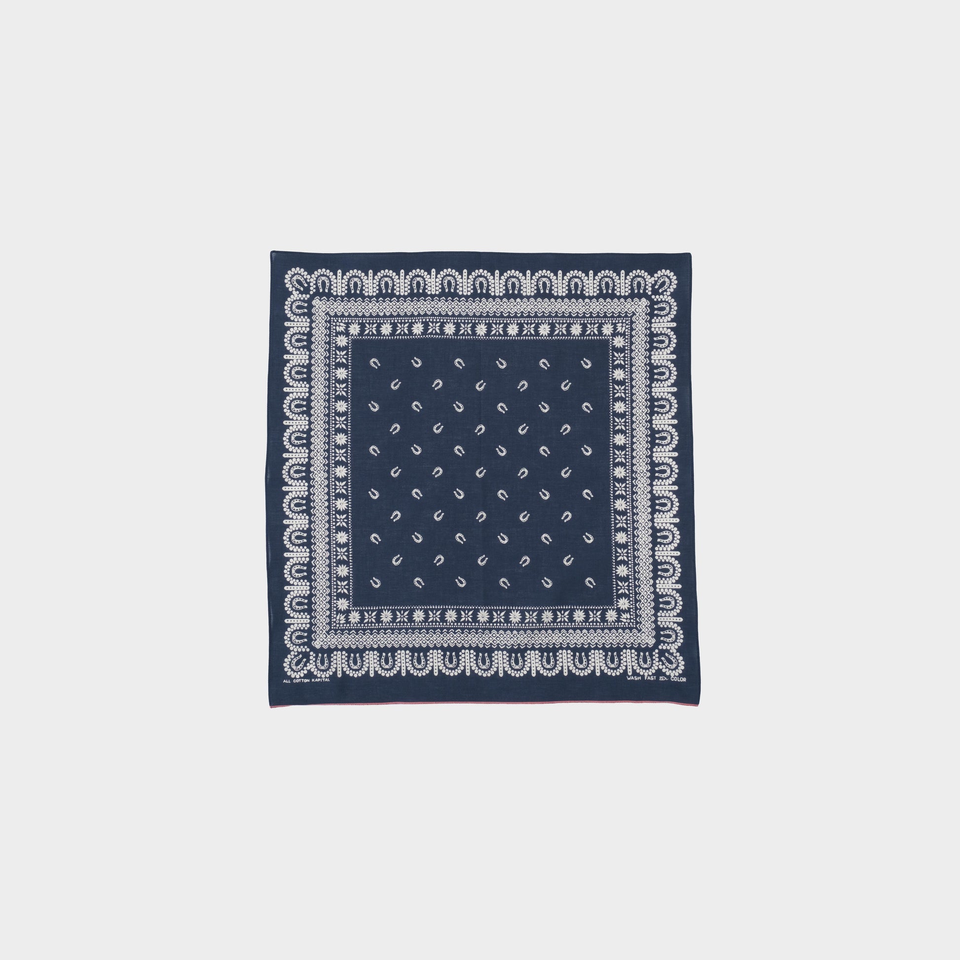 Kapital Bandana Horse Shoe in Farbe navy