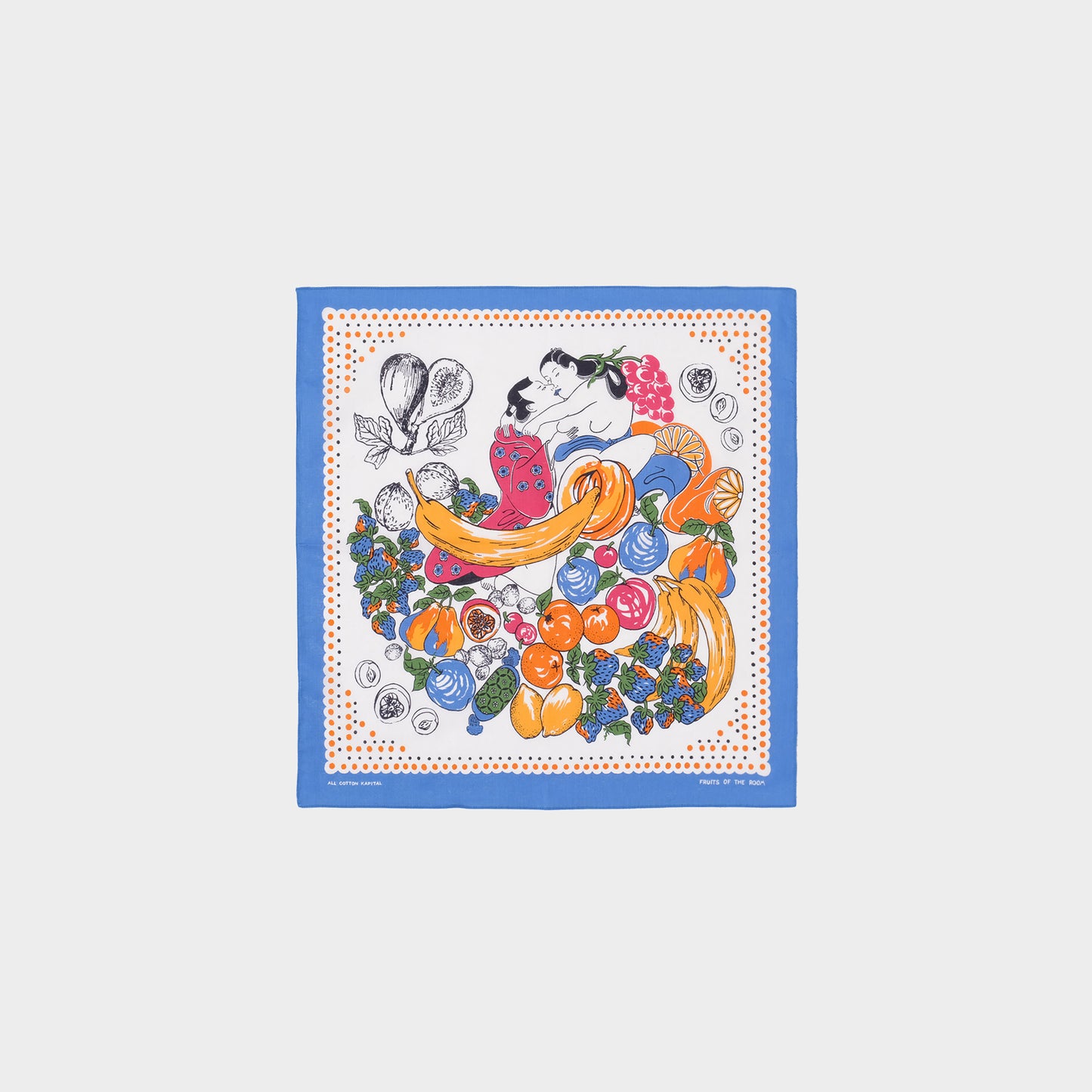 Kapital Bandana Fruit Shunga in Farbe blue