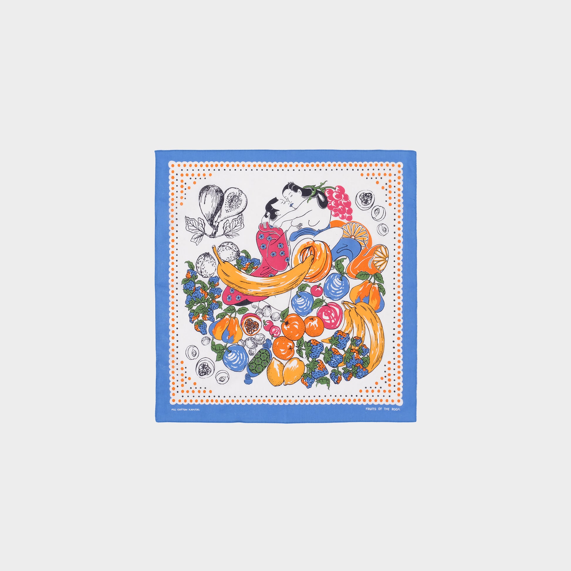 Kapital Bandana Fruit Shunga in Farbe blue