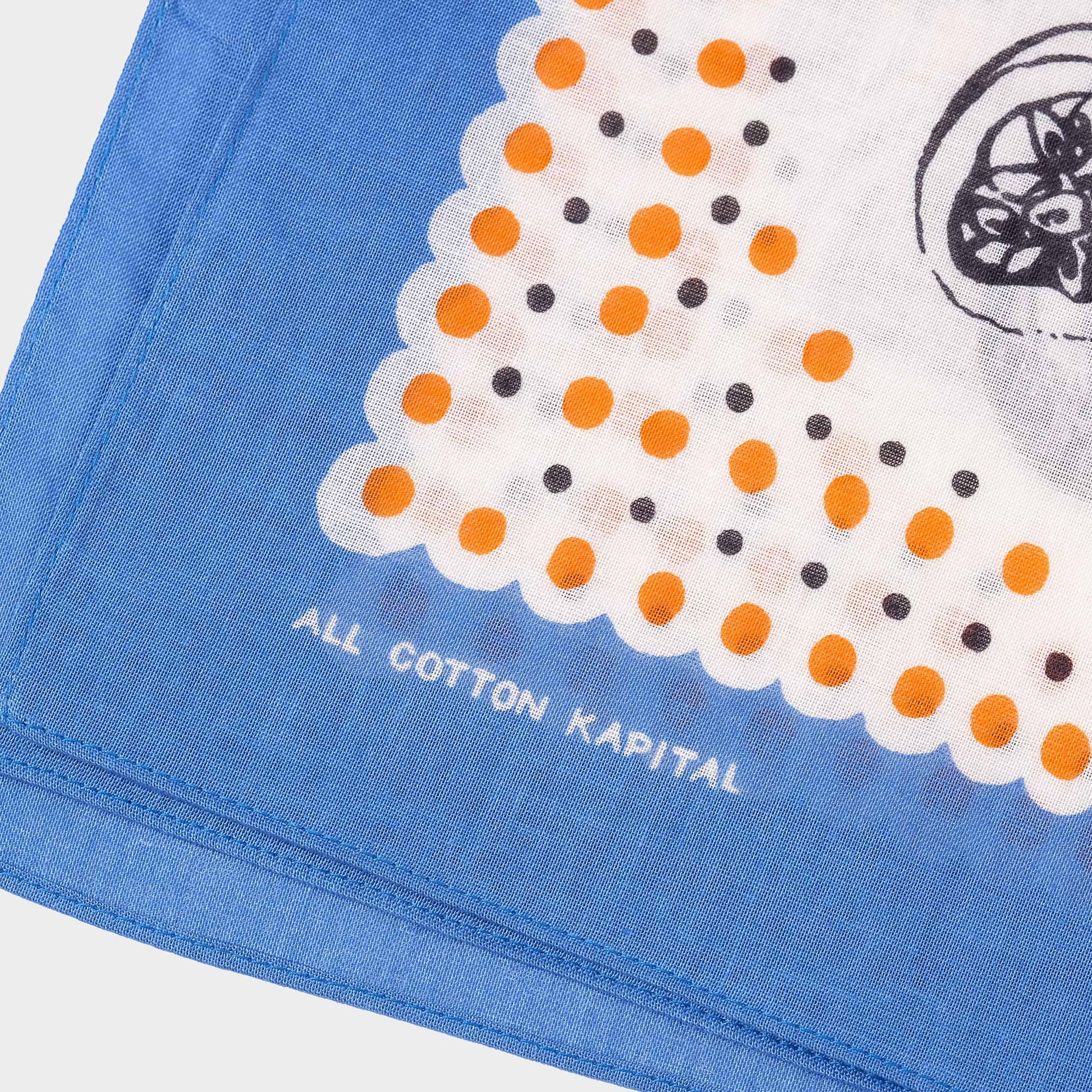 Kapital Bandana Fruit Shunga in Farbe blue