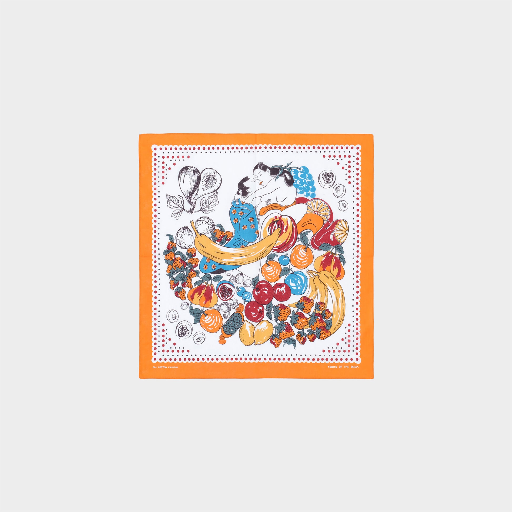 Kapital Bandana Fruit Shunga in Farbe orange