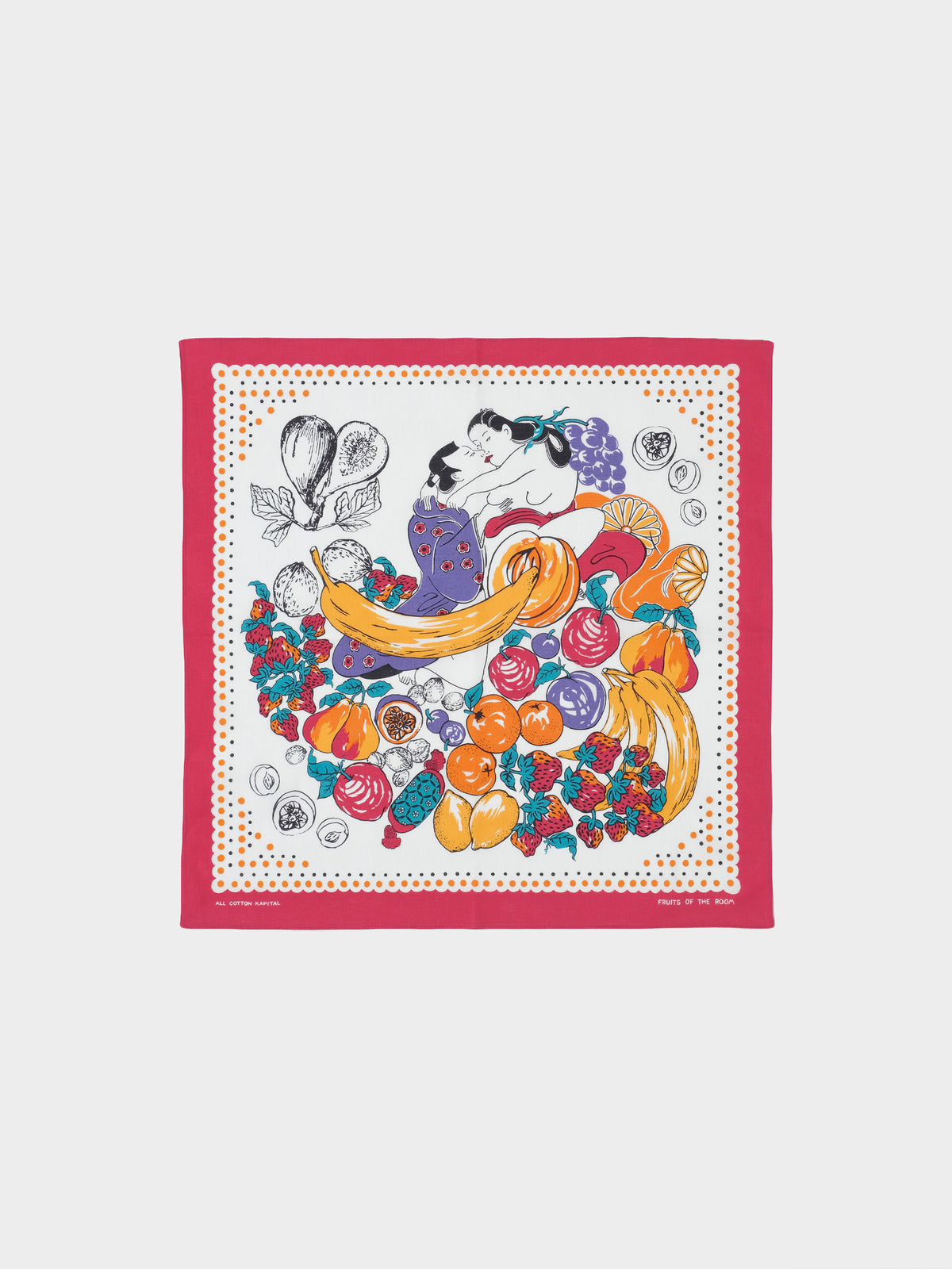 Kapital Bandana Fruit Shunga in Farbe pink
