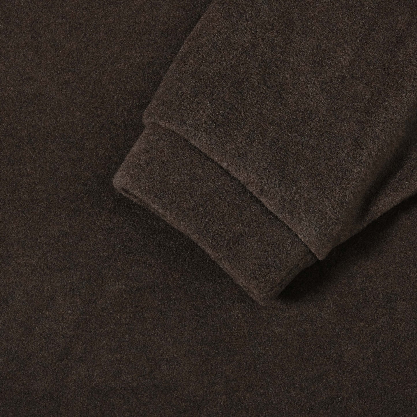 Kapital Reverse Fleece Big Crew Sweat in Farbe brown