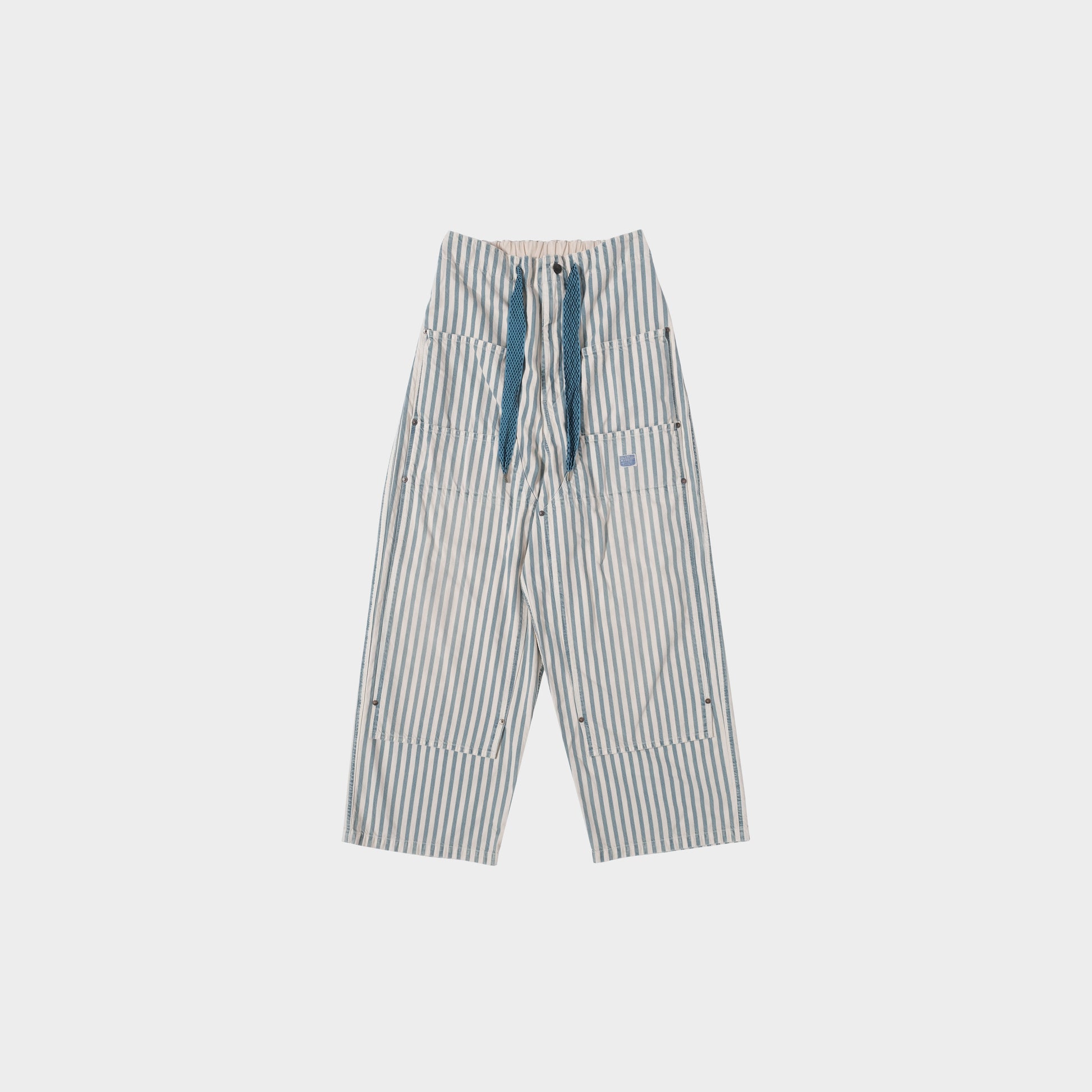 Kapital French Hickoree Easy Baggy Pants in Farbe hickoree