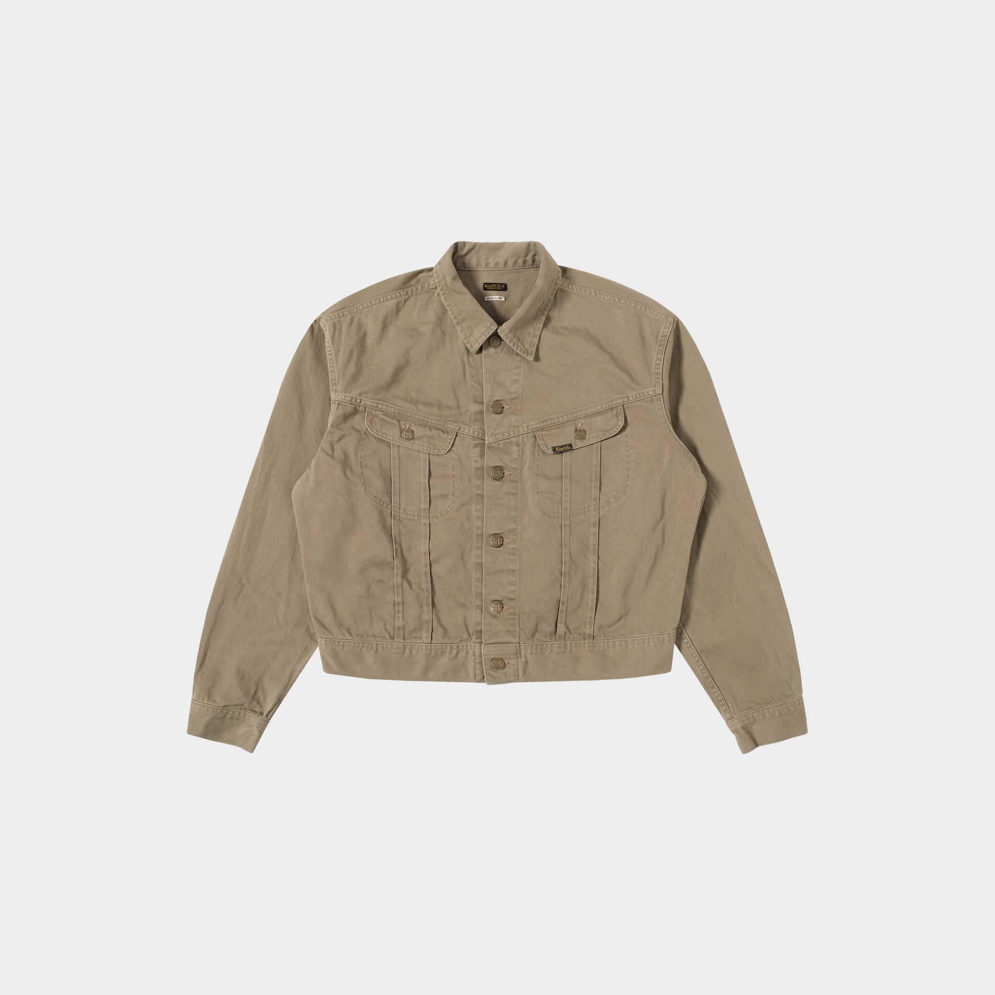 Kapital Satin Westerner in Farbe moca_beige