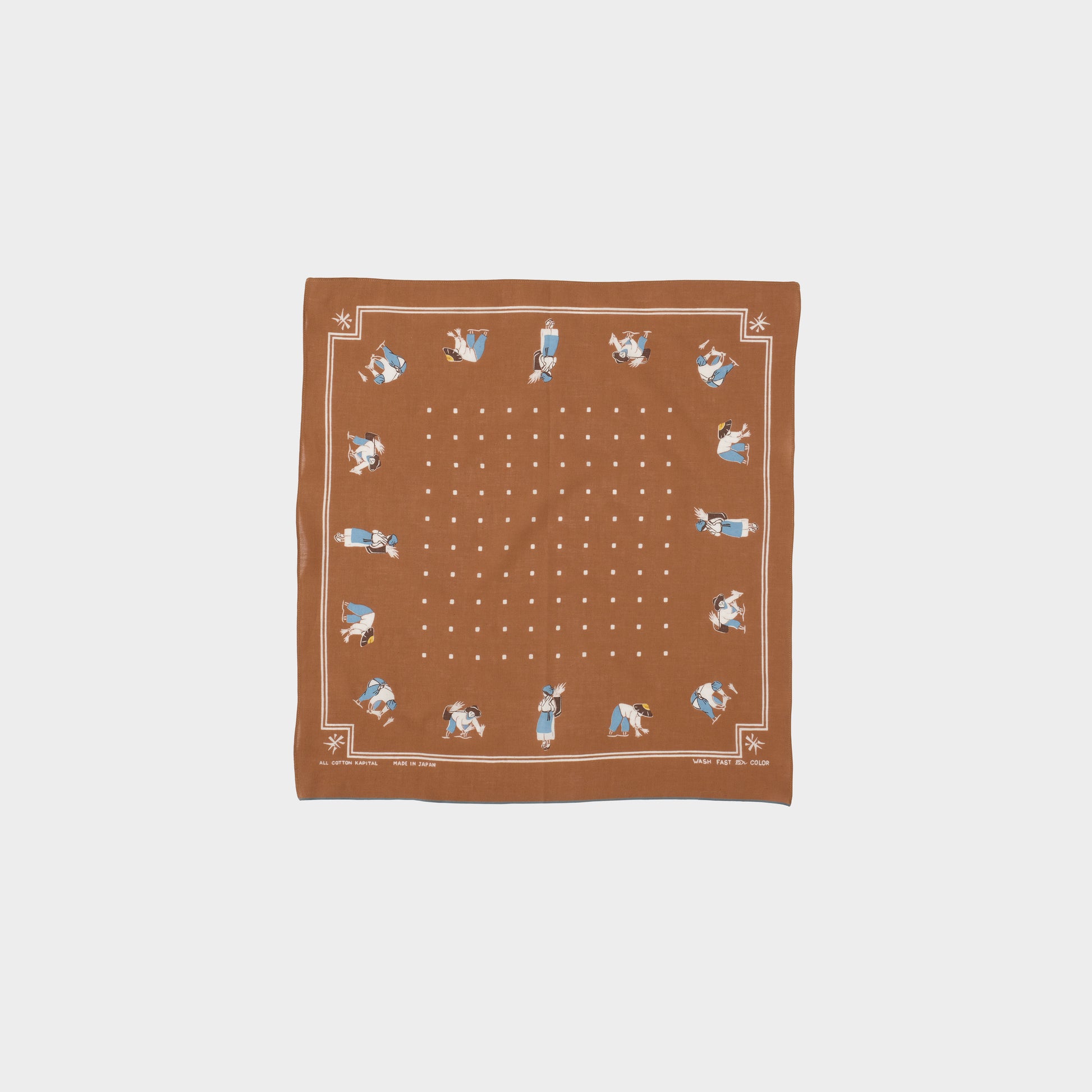 Kapital Bandana Rice Seeding in Farbe brown