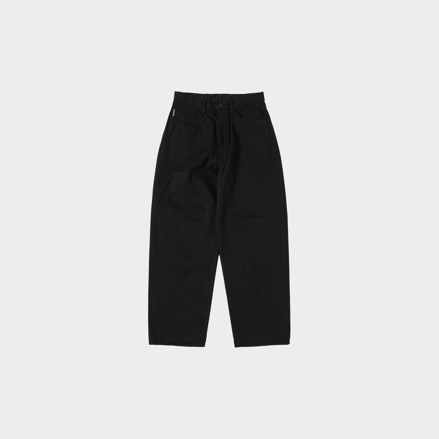 Kapital 14oz Black x Black Denim Club Baggy in Farbe black