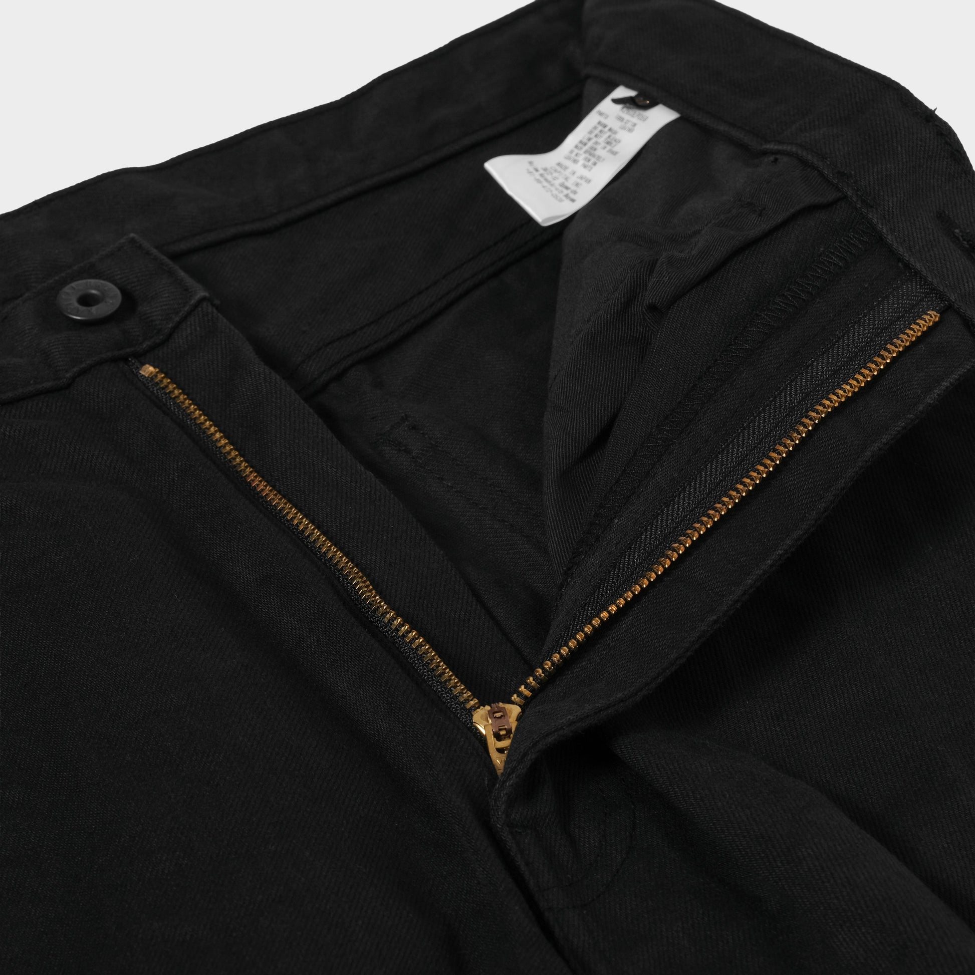 Kapital 14oz Black x Black Denim Club Baggy in Farbe black