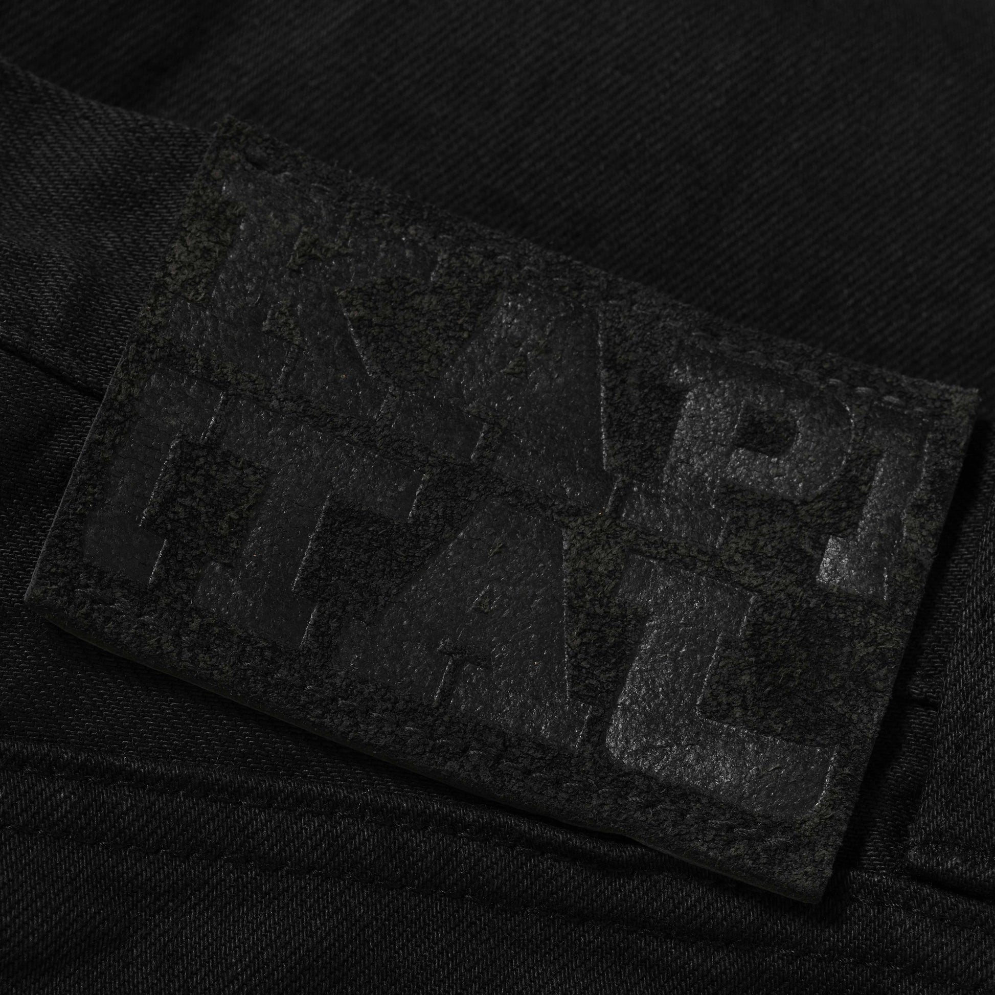 Kapital 14oz Black x Black Denim Club Baggy in Farbe black