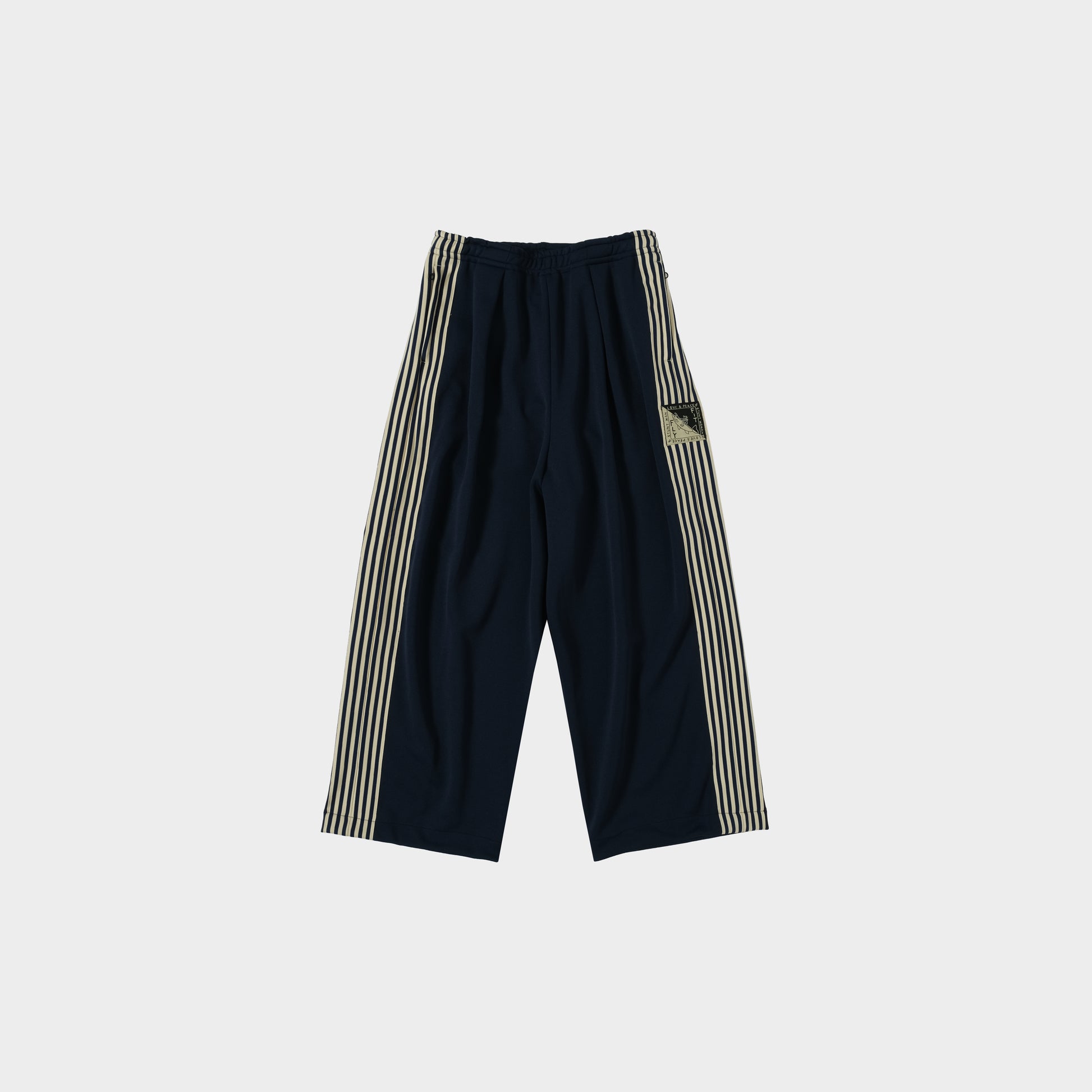 Kapital Baggy Track Pants in Farbe navy