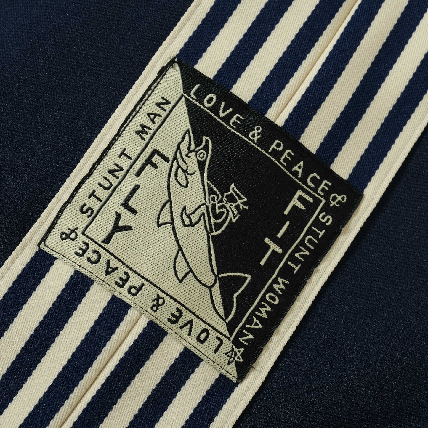 Kapital Baggy Track Pants in Farbe navy