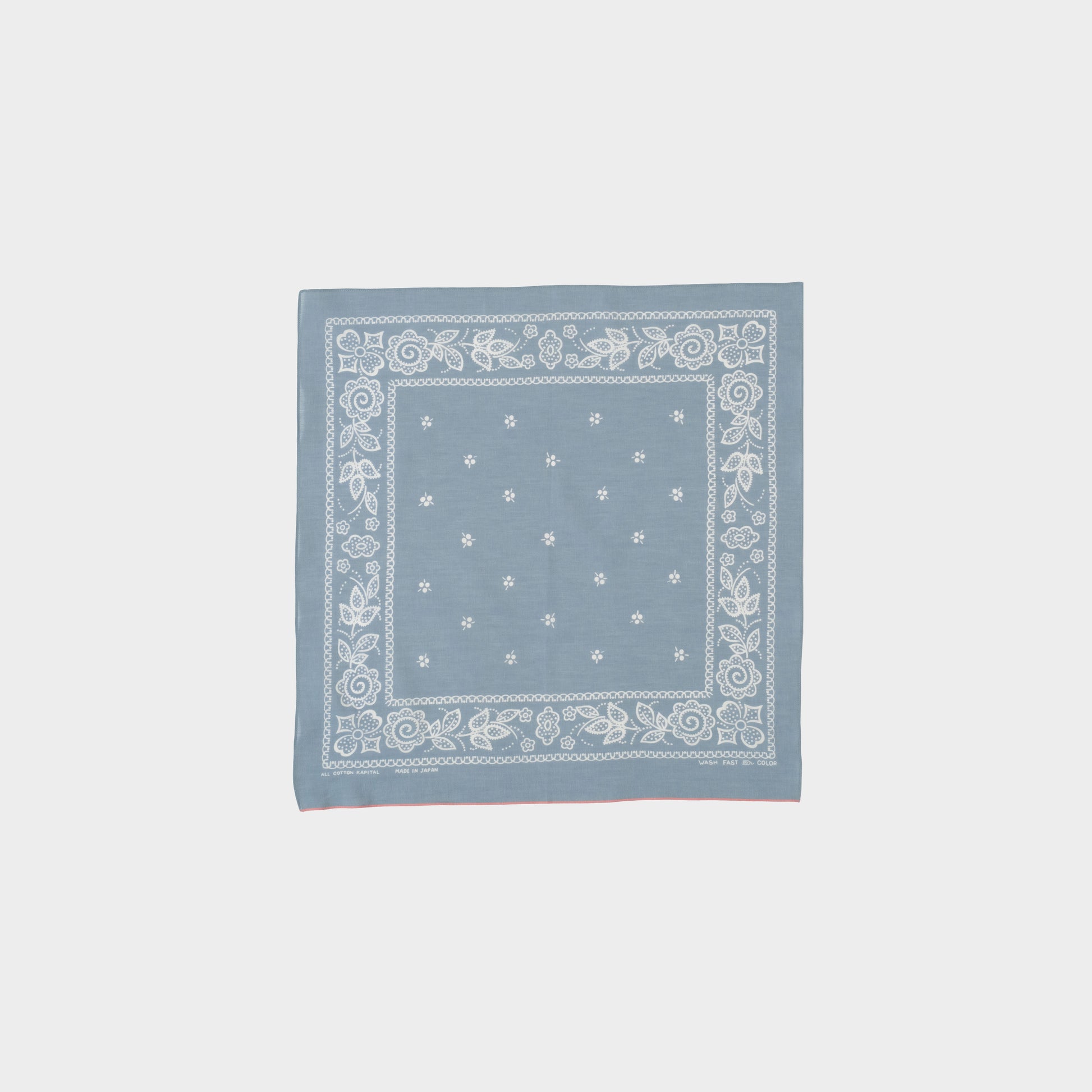 Kapital Bandana Escargot Flower in Farbe sax