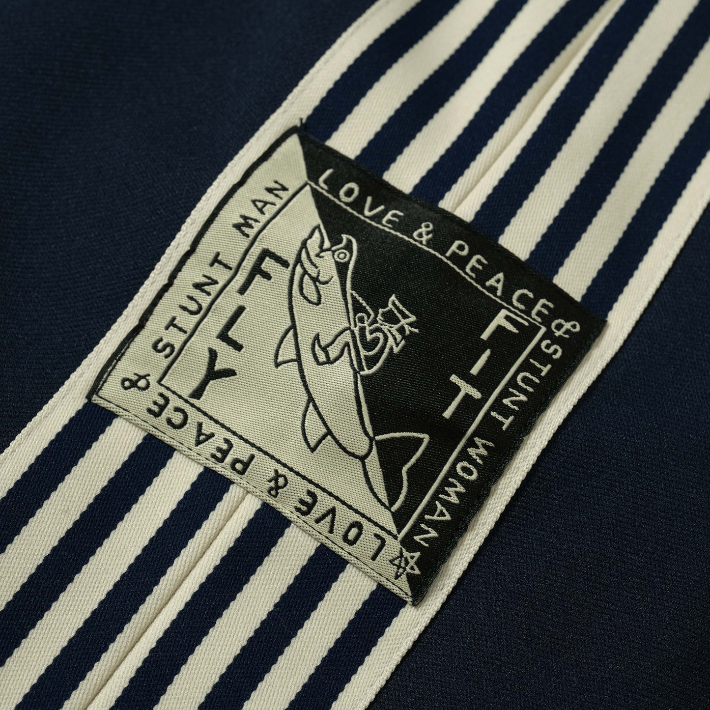 Kapital Jersey Kome - Kome Jorts in Farbe navy