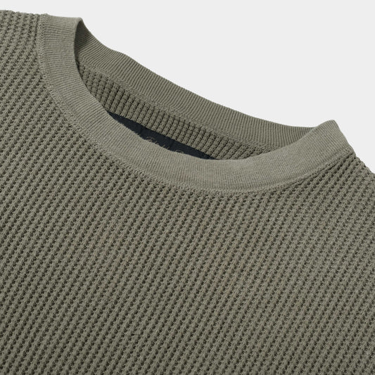 ECO Waffle Big Crew Sweatshirt