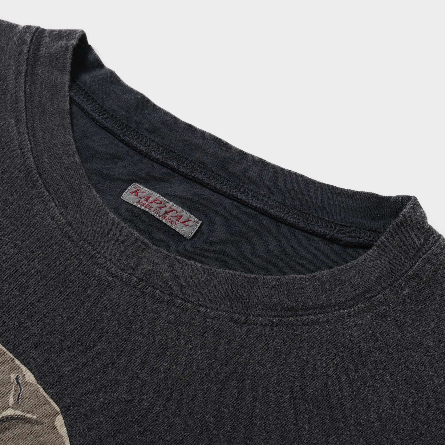 Peckish Rain Skull T-Shirt in Farbe black