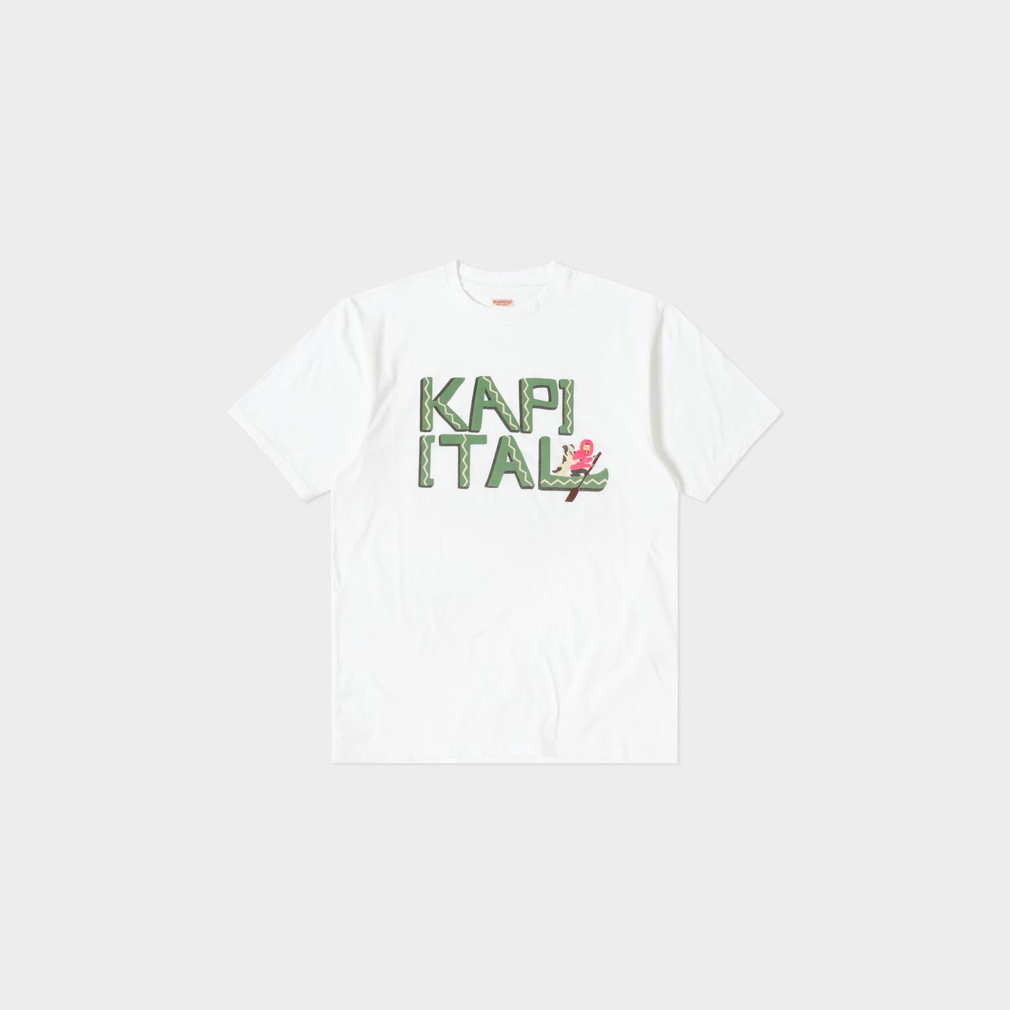 Kapital Canoe T-Shirt in Farbe green