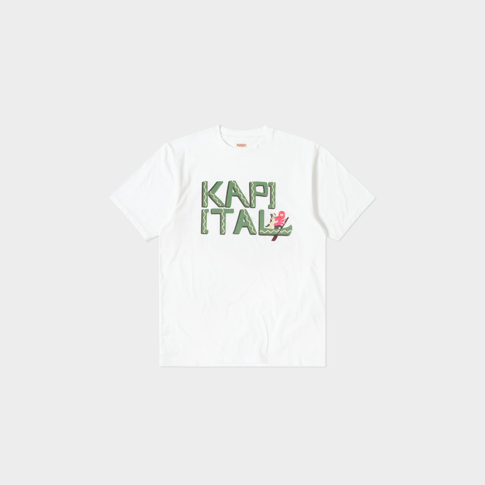 Kapital Canoe T-Shirt in Farbe green