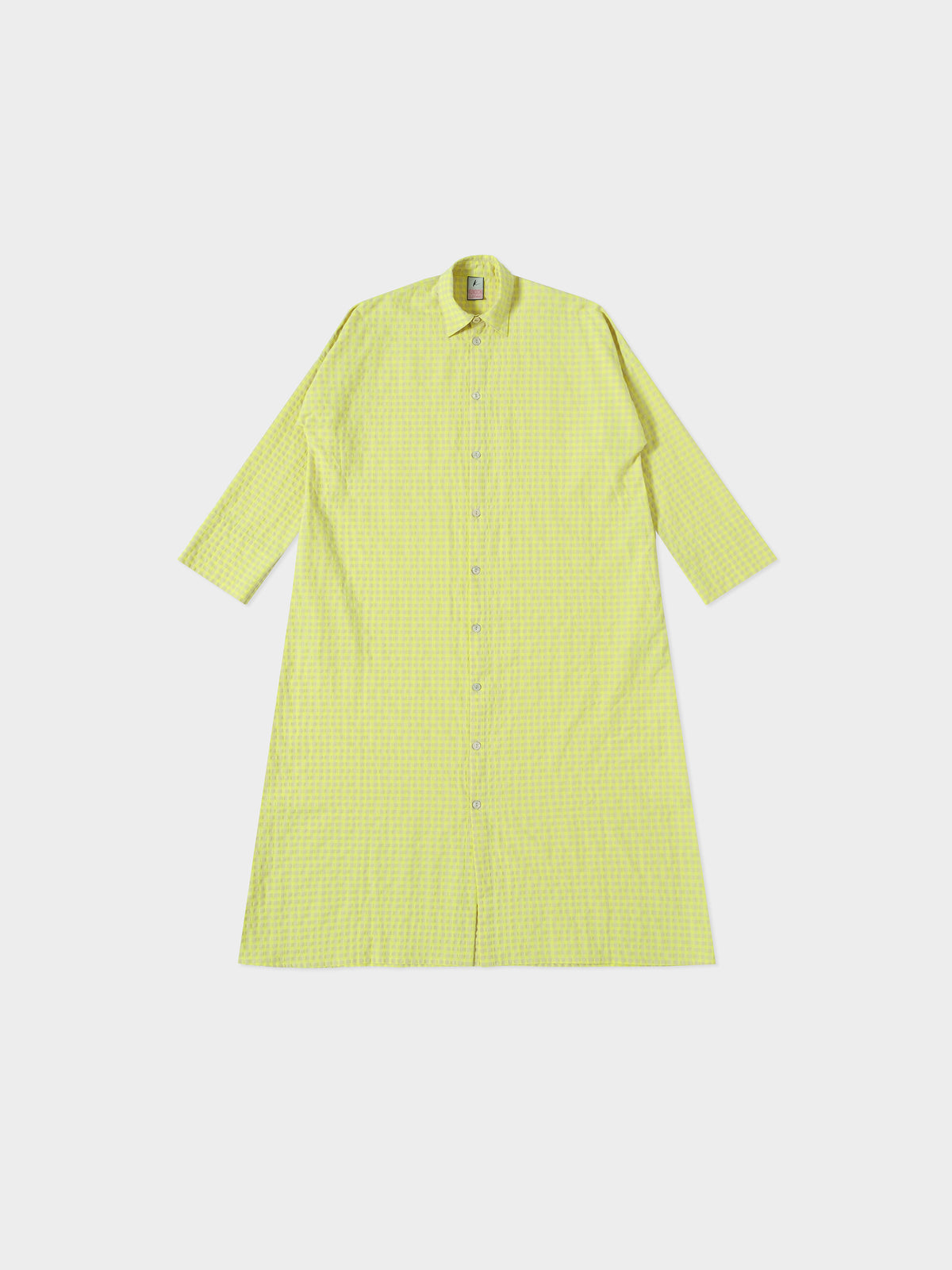 Kunoichi Issey Maxi Seersucker in Farbe yellow