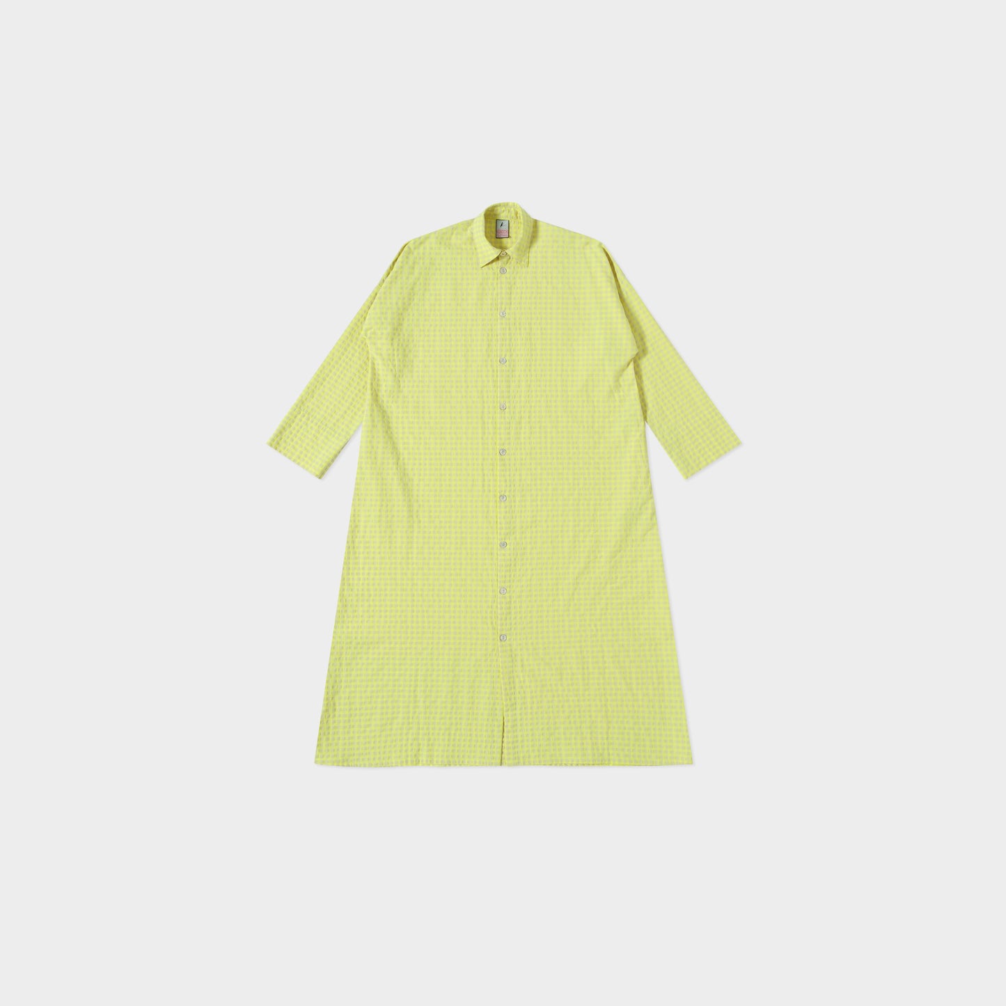 Kunoichi Issey Maxi Seersucker in Farbe yellow