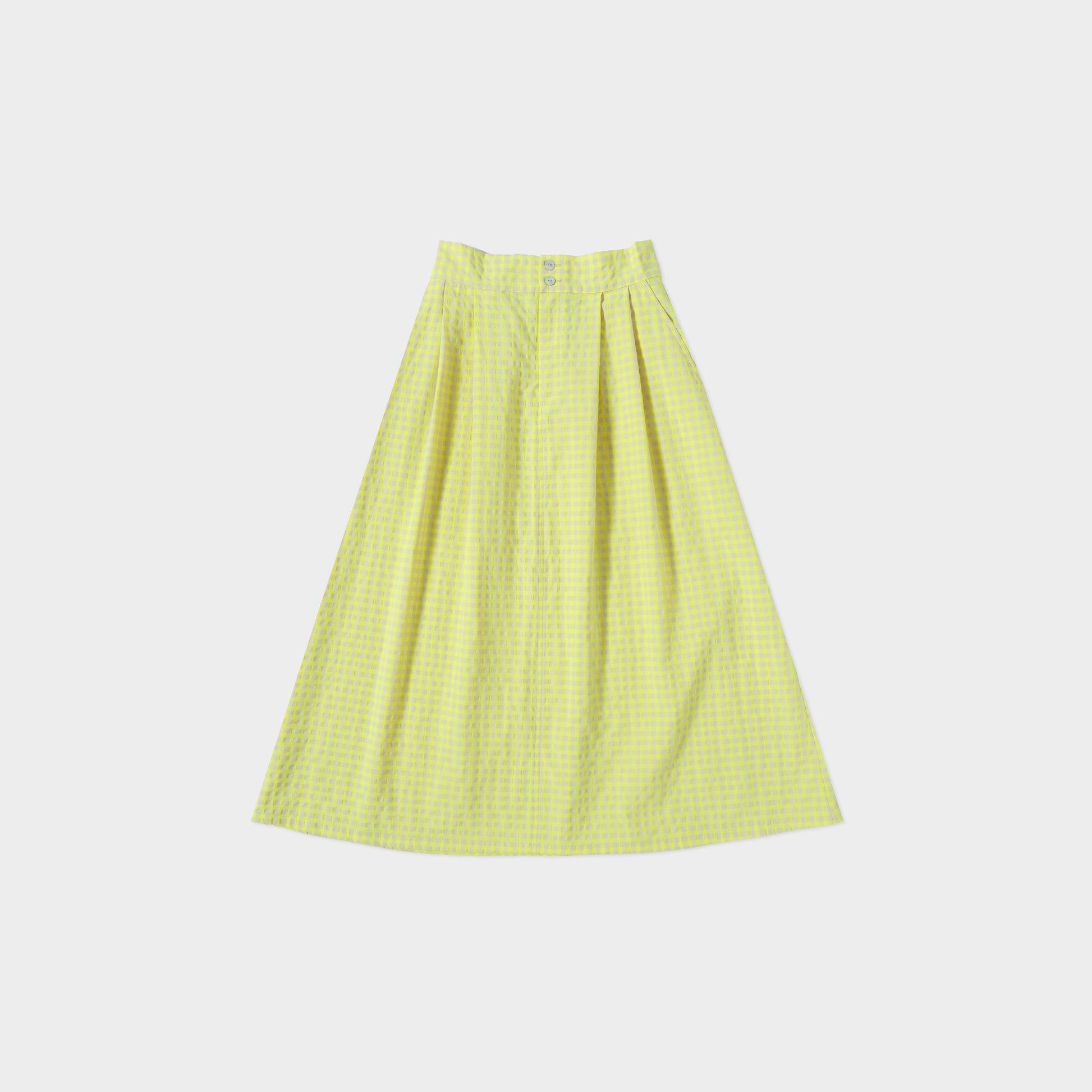 KUNOICHI Rock Badu Seersucker in Farbe yellow