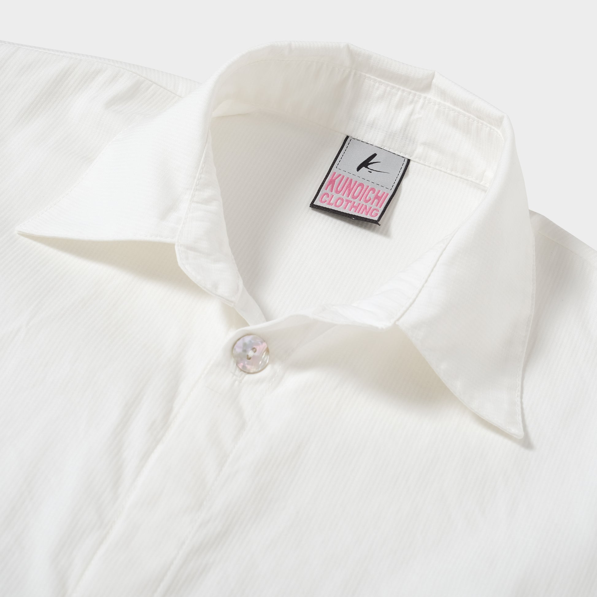 Kunoichi Hemd Jackie G-6159 in farbe offwhite