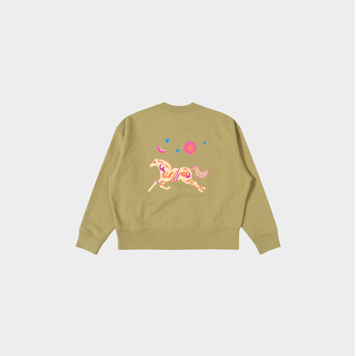 Kunoichi Ryler Firehorse Sweater in Farbe fade_olive