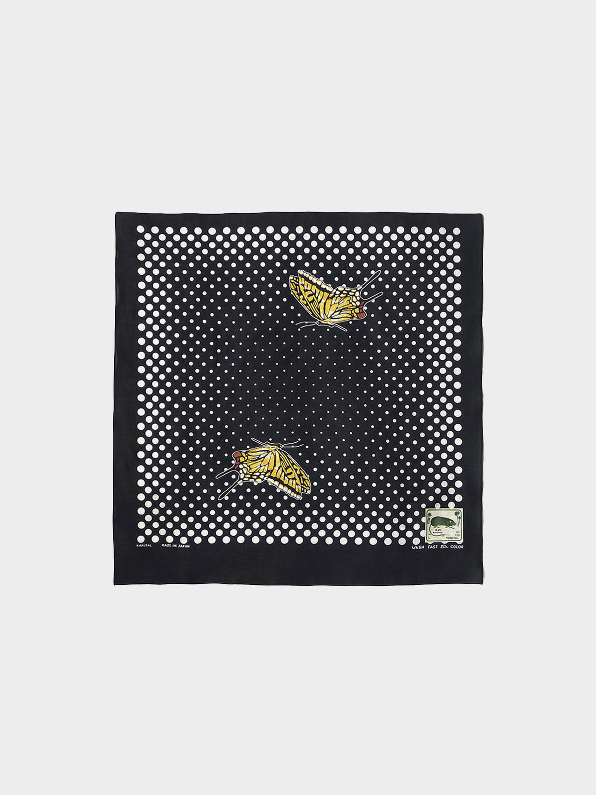 Kapital Bandana Swallowtail in Farbe black
