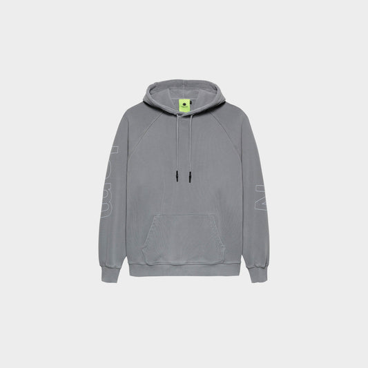 Logo Line Hoodie Snow Grey