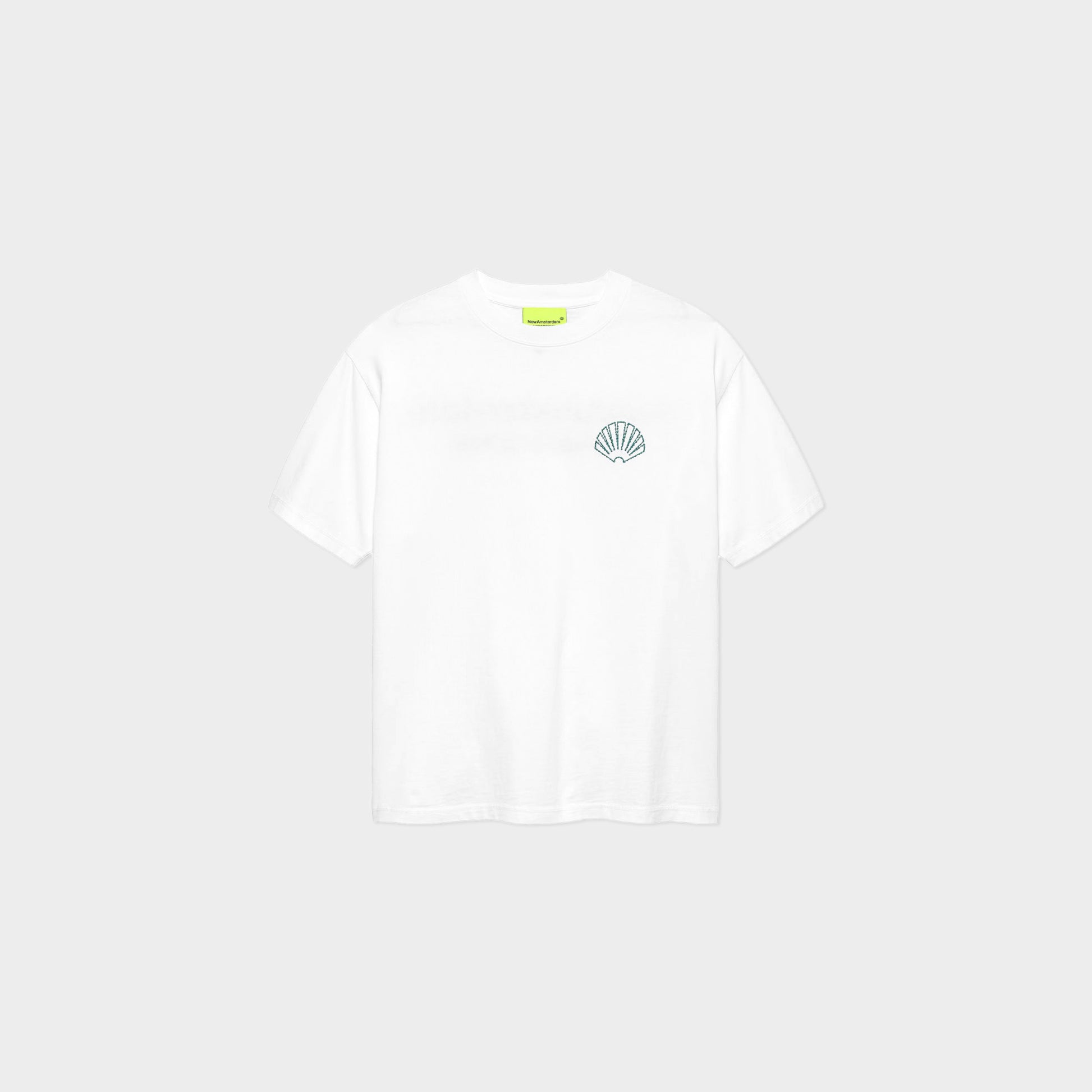 New Amsterdam Surf Association Logo Tee - White Sea Green in Farbe white