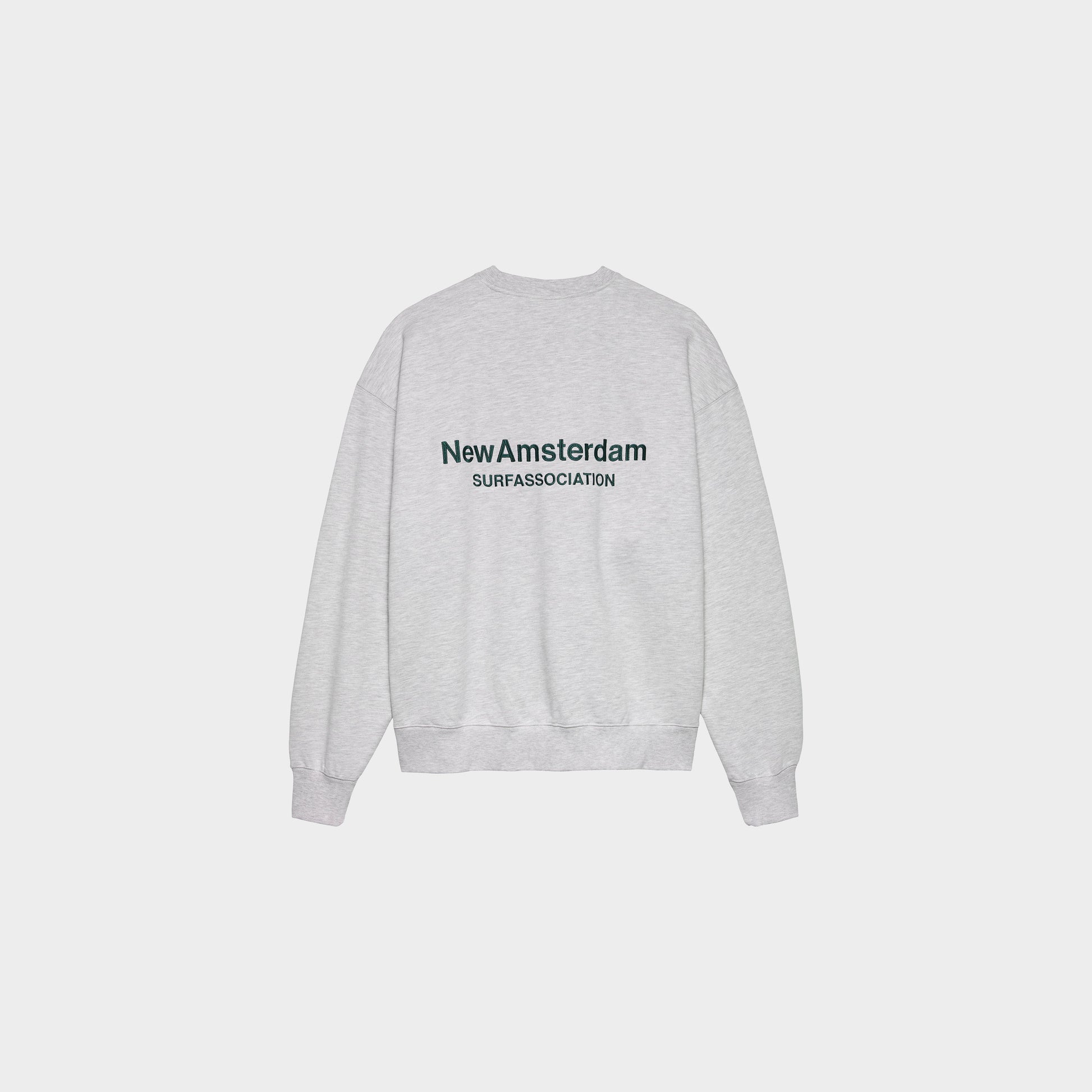 New Amsterdam Surf Association Logo Crewneck in Farbe grey_melange