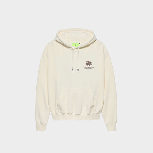 New Amsterdam Surf Association Logo Hoodie in Farbe bone